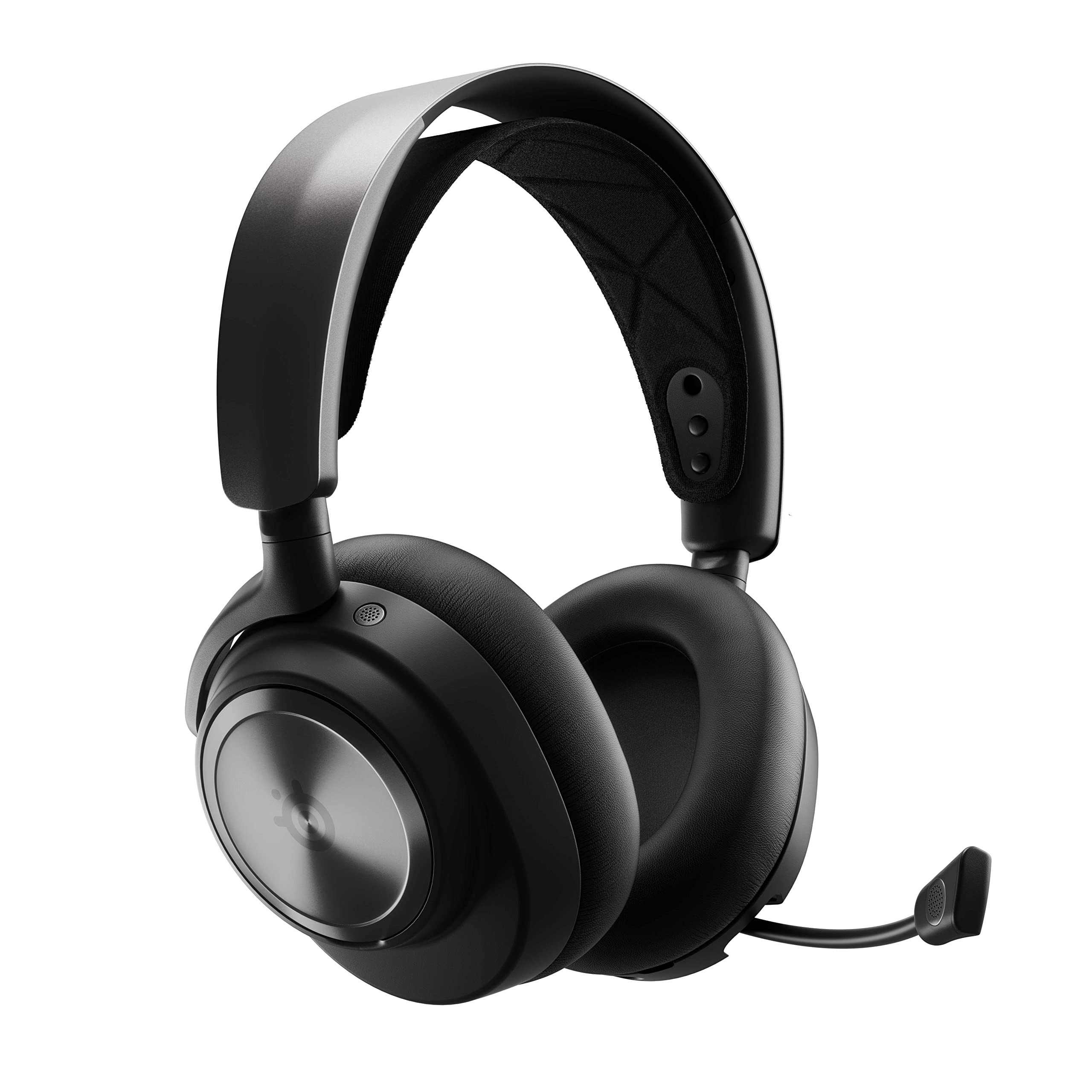 SteelSeries Arctis Nova Pro Wireless Gaming Headset with ANC - Multi-Platform Compatible (PC, PS5, PS4, Switch, Mobile) - Magnetic Neodymium Drivers & ClearCast Gen 2 Mic - Perfect for Competitive Gaming, Streaming, and Long Gaming Sessions