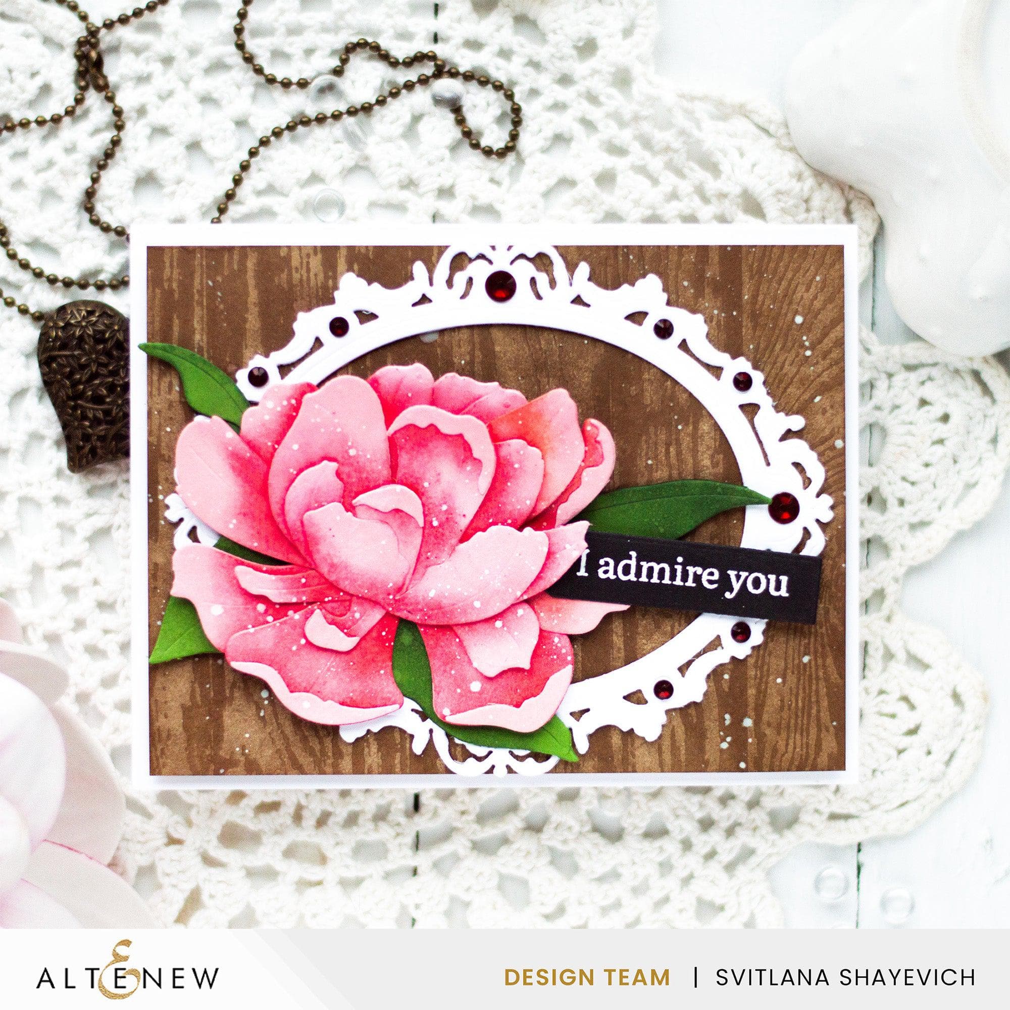 Pink Star Tulip Layering Die Set for Card Making, Scrapbooking, and DIY Paper Crafts - Perfect for Handmade Greeting Cards and Home Decor Projects