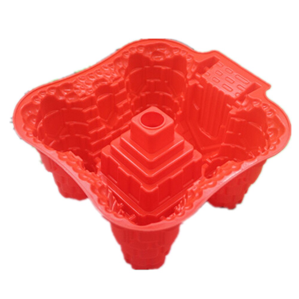 3D Castle Cake Baking Mold - Silicone Loaf Pan for Bread, Cake & Pastry - Perfect for Birthday Parties, Baby Showers & DIY Baking Projects