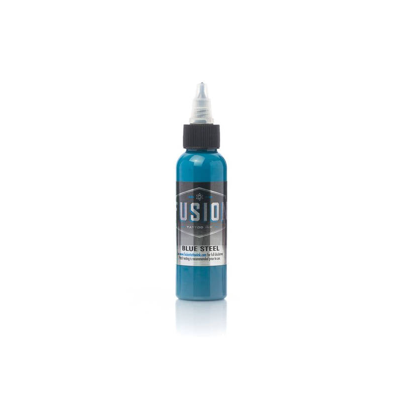 Premium Fusion Blue Steel Ink - 1oz Bottle for Calligraphy, Fountain Pens & Artistic Writing - Perfect for DIY Crafts, Lettering & Professional Use