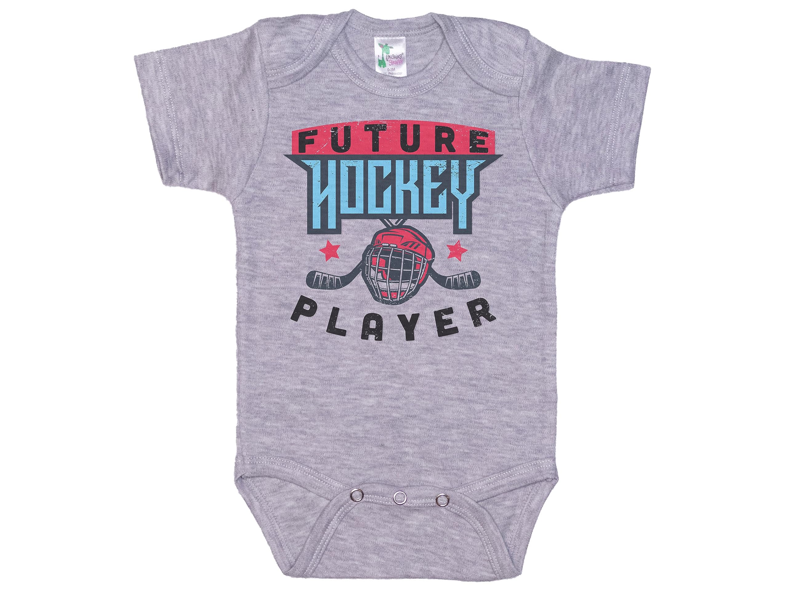 Ebenezer Fire Sports Baby Onesie - Future Hockey Player Bodysuit for Newborns | Pregnancy Announcement Outfit | Perfect for Game Day & Family Photos