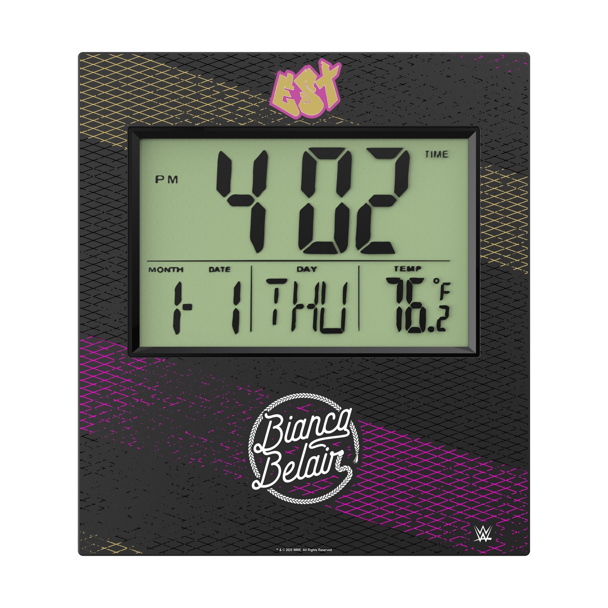 Bianca Belair Steel Wall Clock - Modern Decorative Metal Clock for Home, Office, and Living Room - Perfect for Wall Decor and Gift Giving