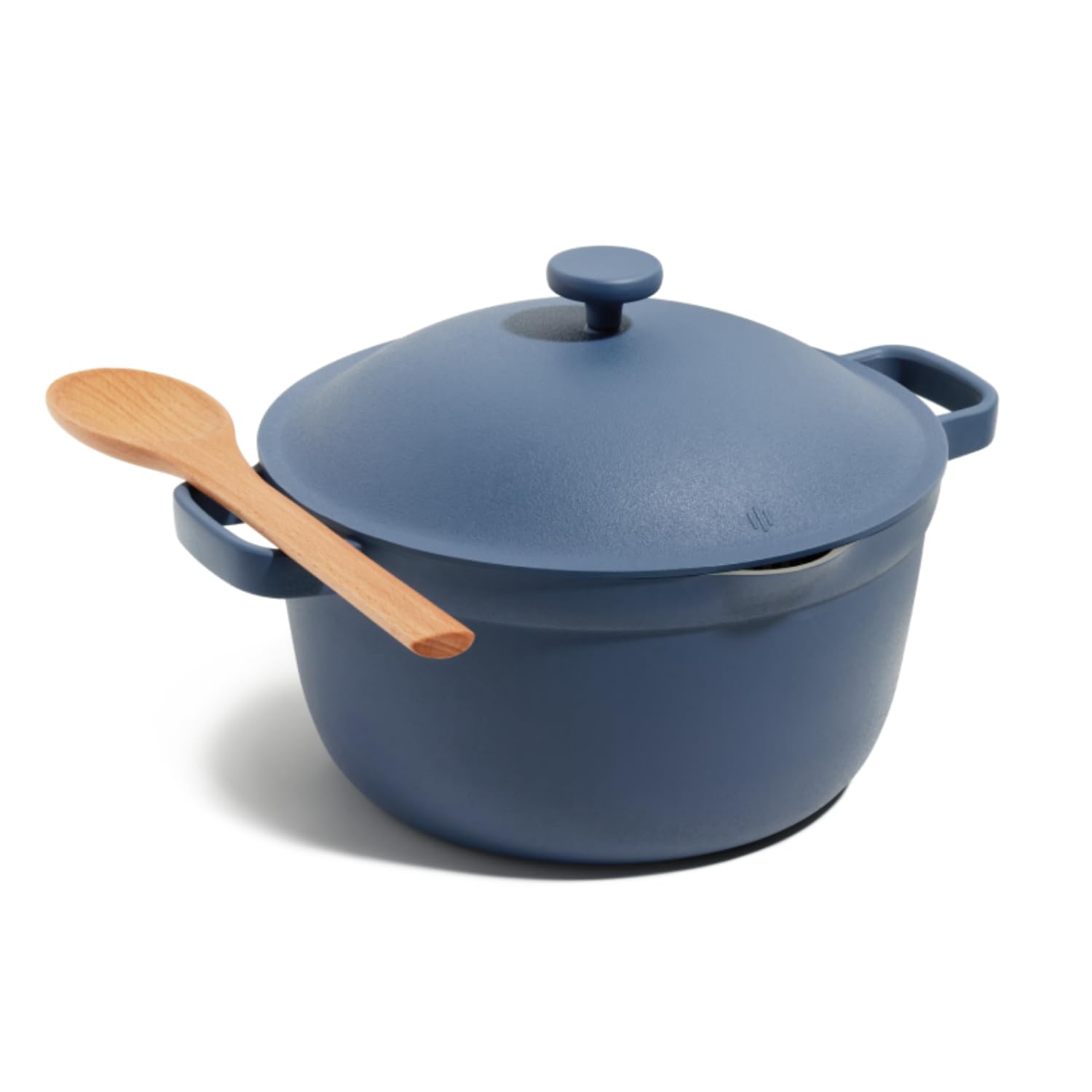 Our Place Perfect Pot - 5.5 Qt. Nonstick Ceramic Saucepan with Lid | PTFE & PFOA-Free, Non-Toxic Cookware for Stovetop & Oven | Steam, Bake, Braise, Roast | Easy to Clean & Durable | Blue Salt | Ideal for Soups, Stews & One-Pot Meals