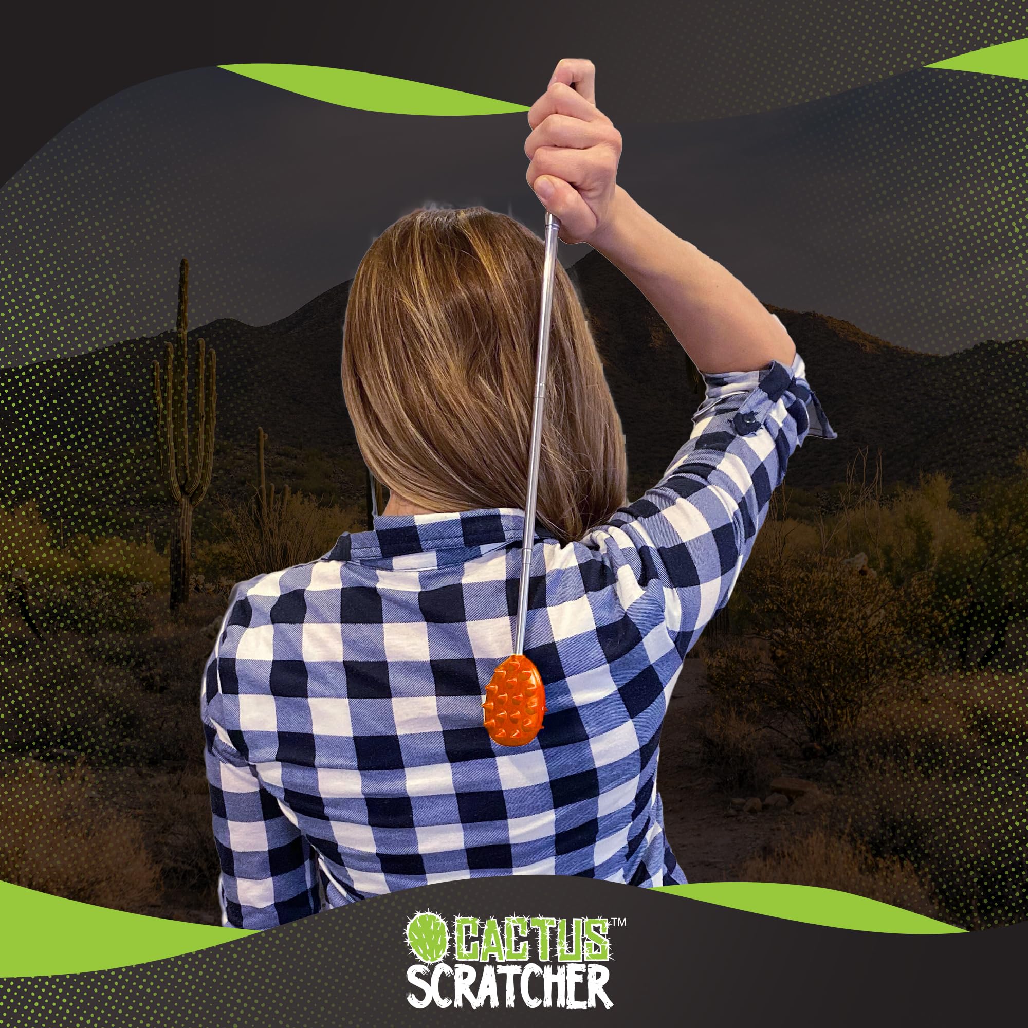 Extendable Cactus Back Scratcher - 24.5