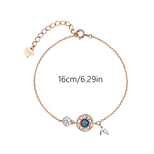 Dreamcatcher Bracelet for Women - Star Sky Charm Bracelet with Stone & Glazed Beads, Fashion Jewelry Gift for Daughter, Girlfriend, Wife (Gold, One Size) - Perfect for Boho Style, Everyday Wear & Special Occasions