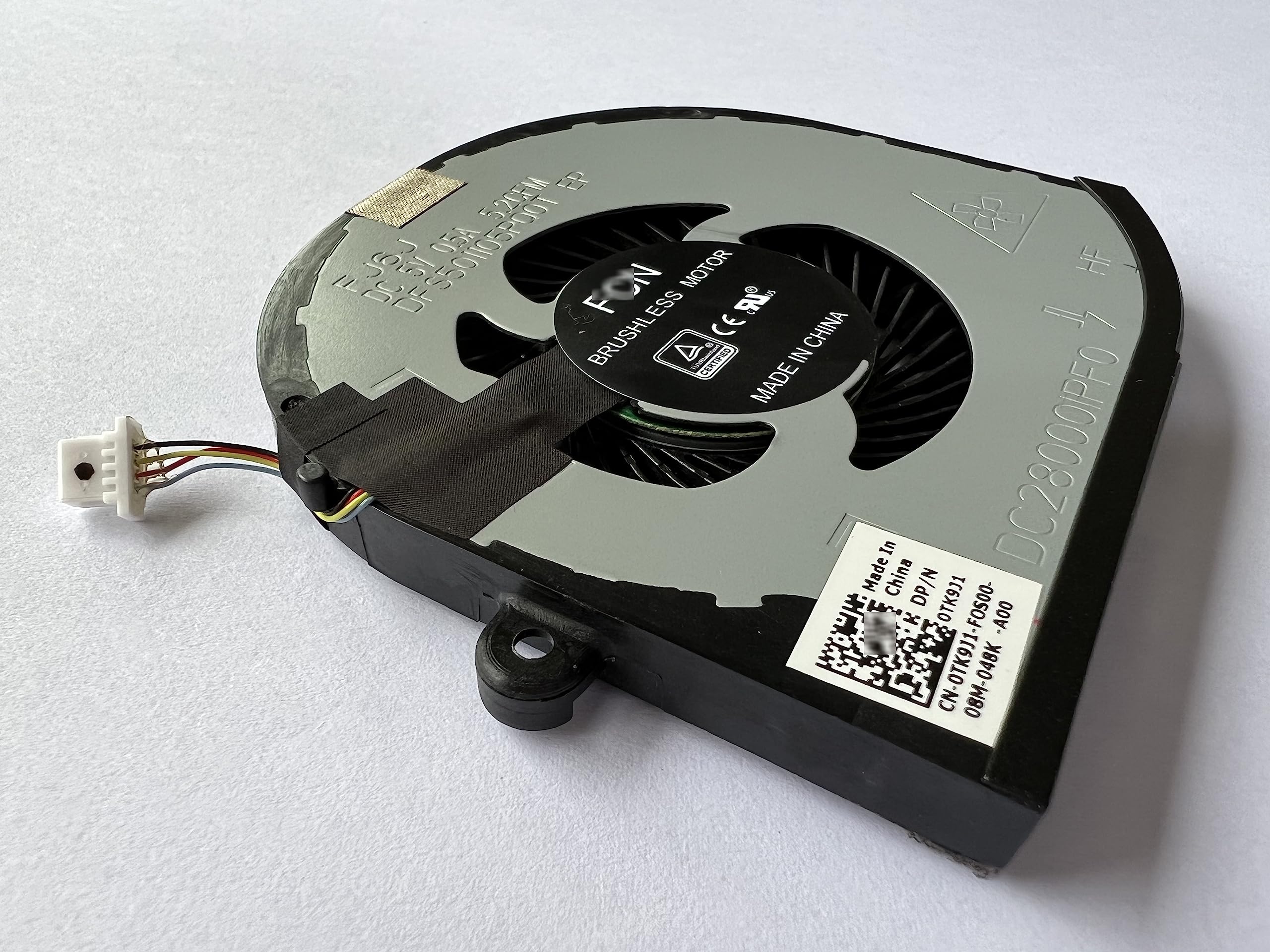 Original Title: Fan Replacement for Dell XPS 15 9570 CPU Fan & GPU Fan TK9J1 08YY9 CN-0TK9J1 CN-008YY9   Optimized Title: **Dell XPS 15 9570 CPU & GPU Cooling Fan Replacement (TK9J1, 08YY9, CN-0TK9J1, CN-008YY9) – High-Performance Laptop Cooling Solution for Gaming & Heavy Workloads**