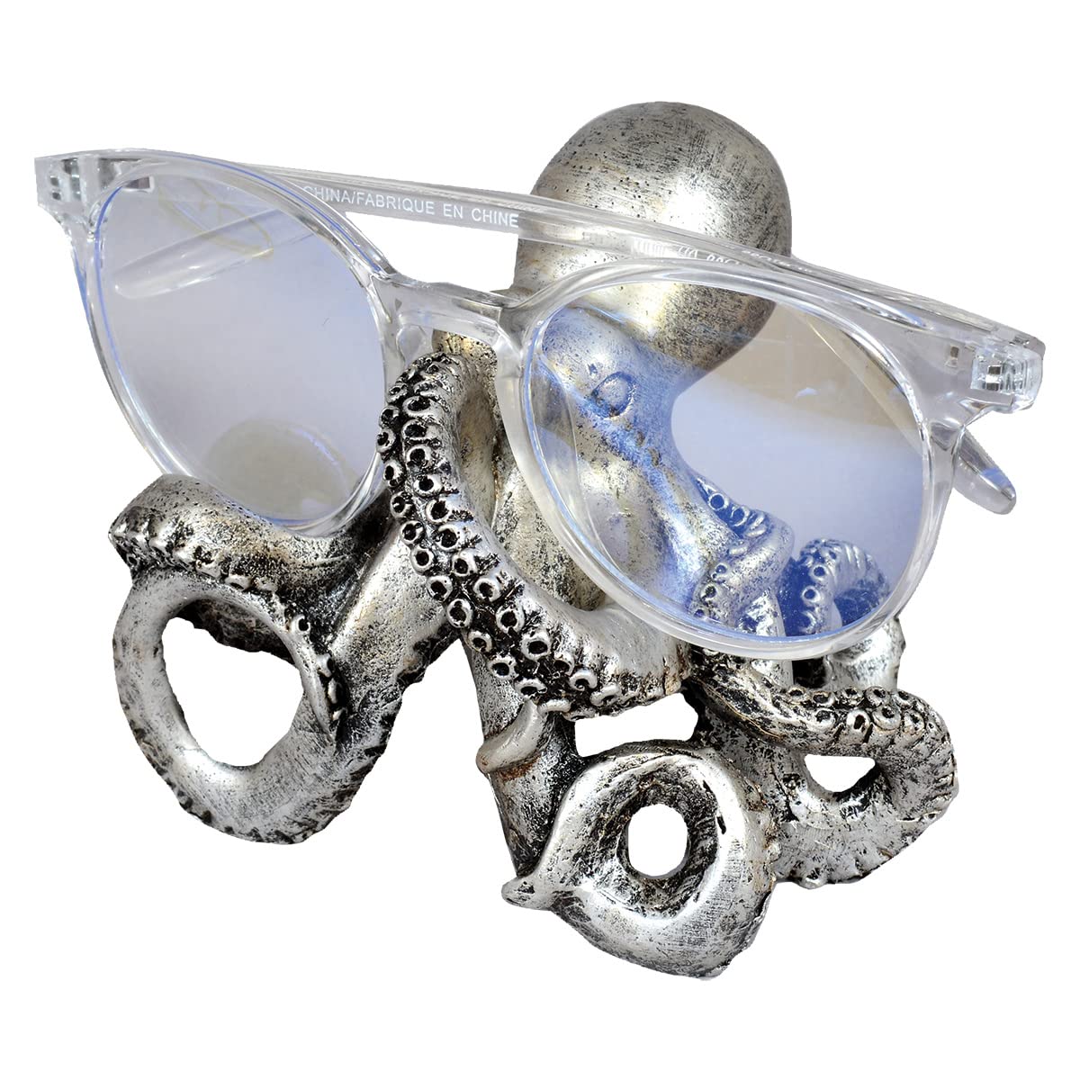 BLACK FOREST DECOR Octopus Depths Eyeglass Holder - Stylish Eyewear Stand for Glasses & Sunglasses - Perfect for Home, Office & Travel Organization