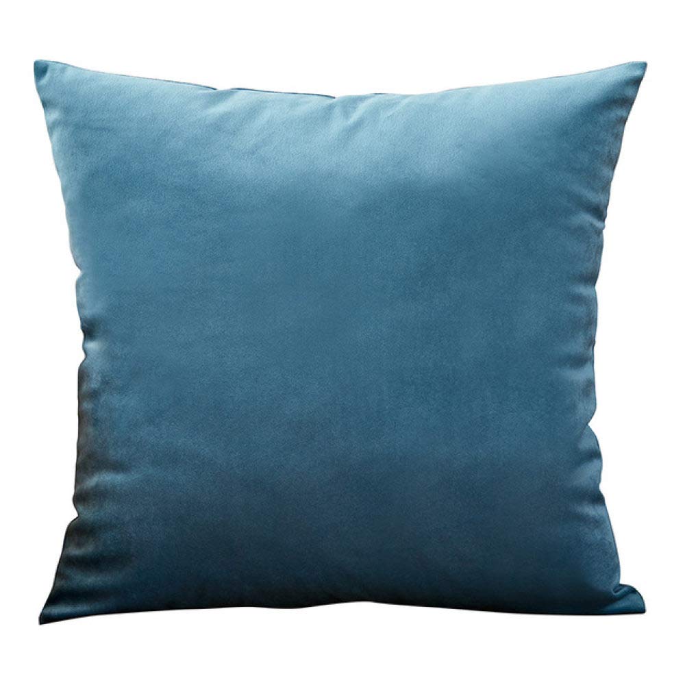 SDCVRE Soft Cushion Cover 18x18 Inch (45x45cm) - Premium Decorative Pillow Case for Sofa, Living Room, Car & Home Decor - White & Blue Options - Perfect for Cozy Comfort and Stylish Interior Design