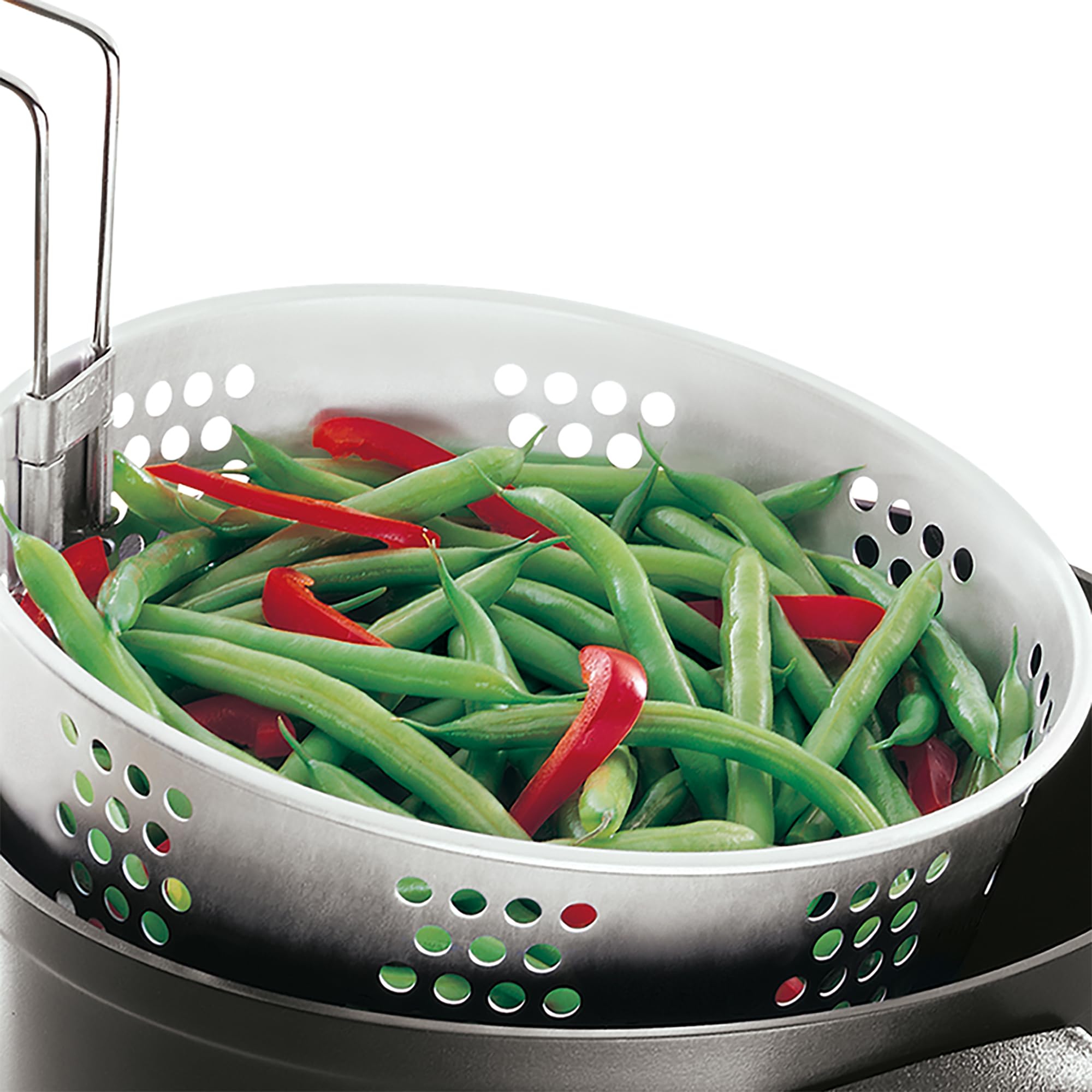 Presto 06006 Electric Multi-Cooker & Steamer - 6 Quart Stainless Steel Kitchen Kettle for Boiling, Steaming & Slow Cooking - Perfect for Soups, Rice, Vegetables & Meal Prep (Black)