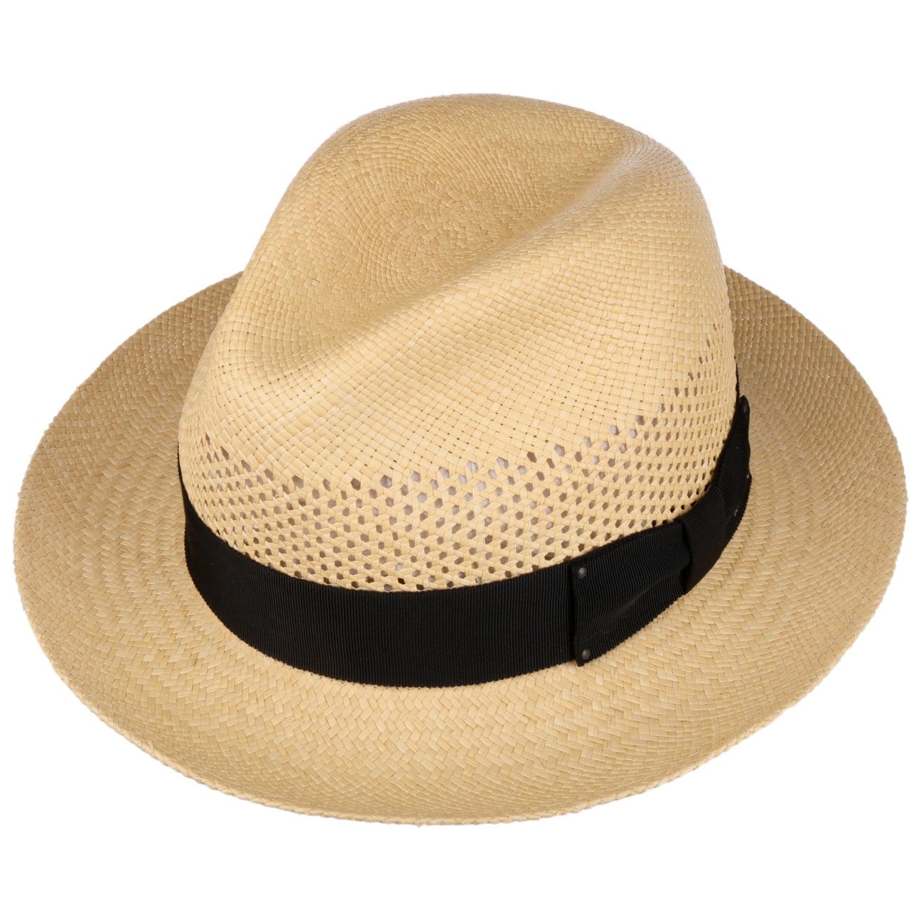 Bailey 1922 Groff Panama Hat for Men - Lightweight Breathable Straw Fedora for Summer, Beach & Outdoor Activities