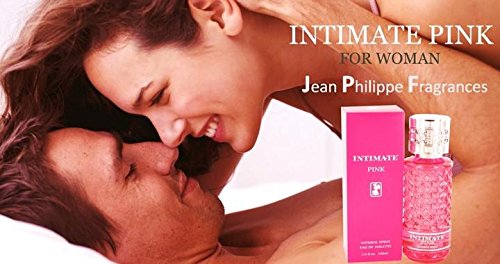 Jean Philippe Intimate Pink Perfume for Women - Floral Eau De Toilette Spray 3.4 oz | Fresh & Romantic Fragrance | Perfect for Date Night, Office & Special Occasions