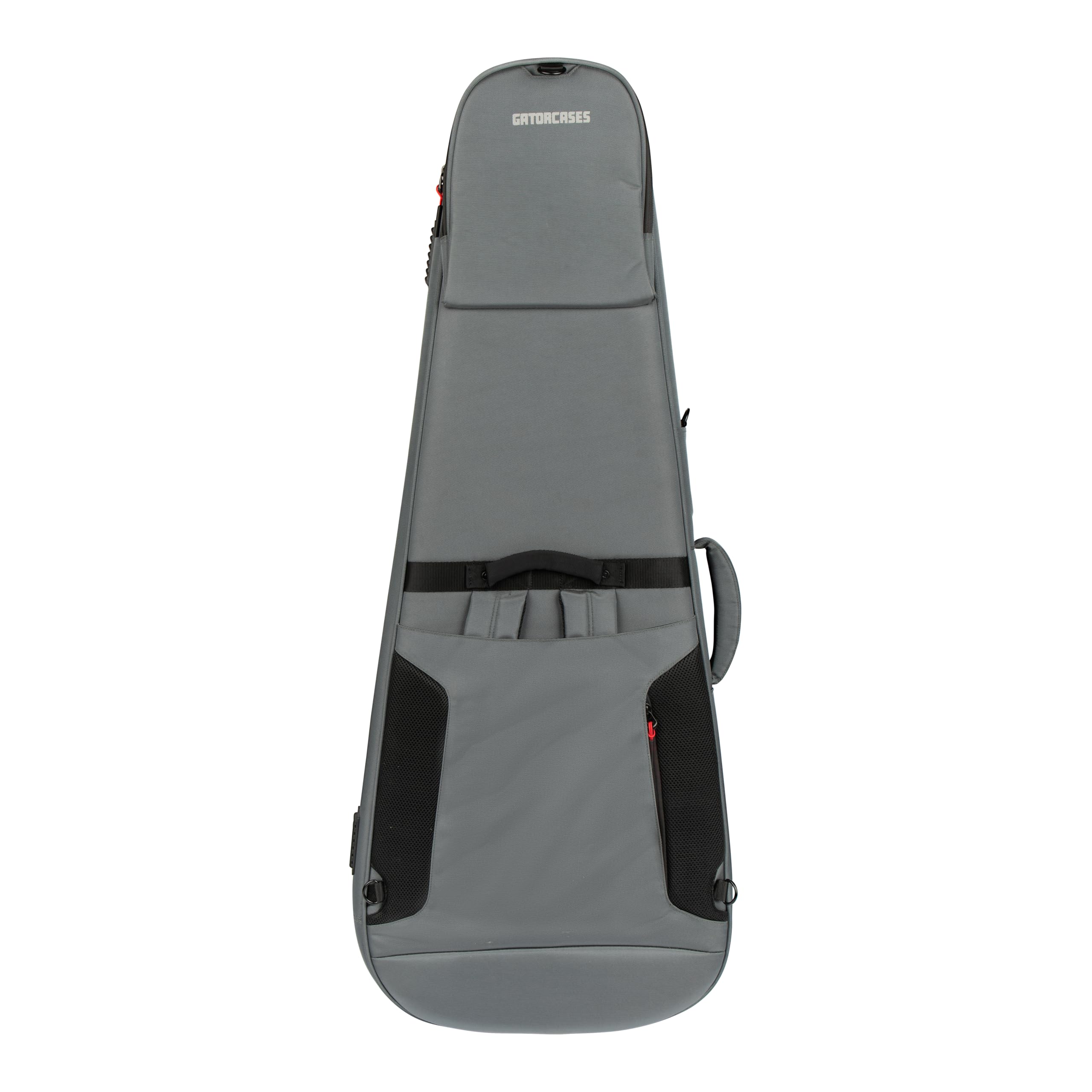 Gator G-ICON335-GRY ICON Series Premium Weatherproof Gig Bag for 335-Style Guitars - TSA Lock Compatible, Durable Zipper Pulls, Grey | Perfect for Travel, Gigging & Music Storage