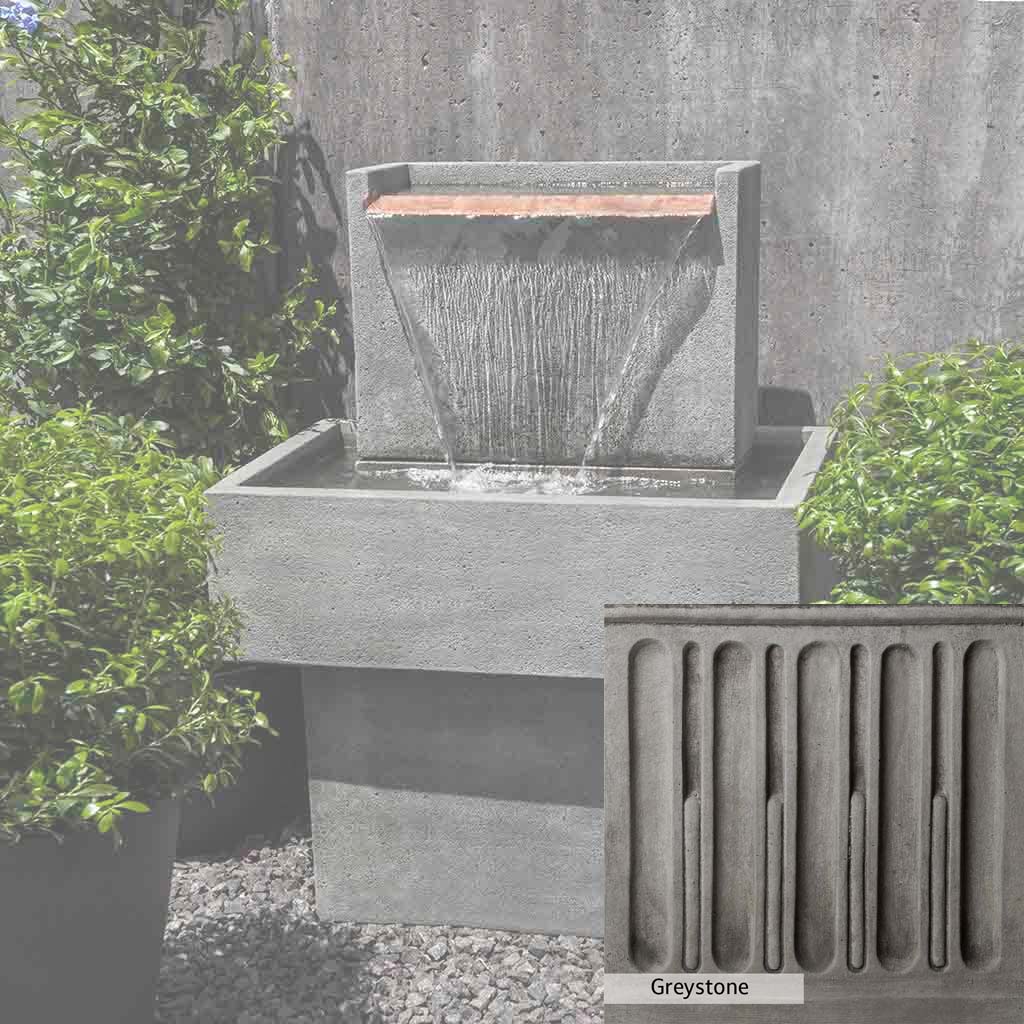 Campania International Falling Water Fountain - Outdoor Garden Waterfall Feature for Patio, Yard, and Landscape Decor | Relaxing Water Sounds for Backyard Oasis