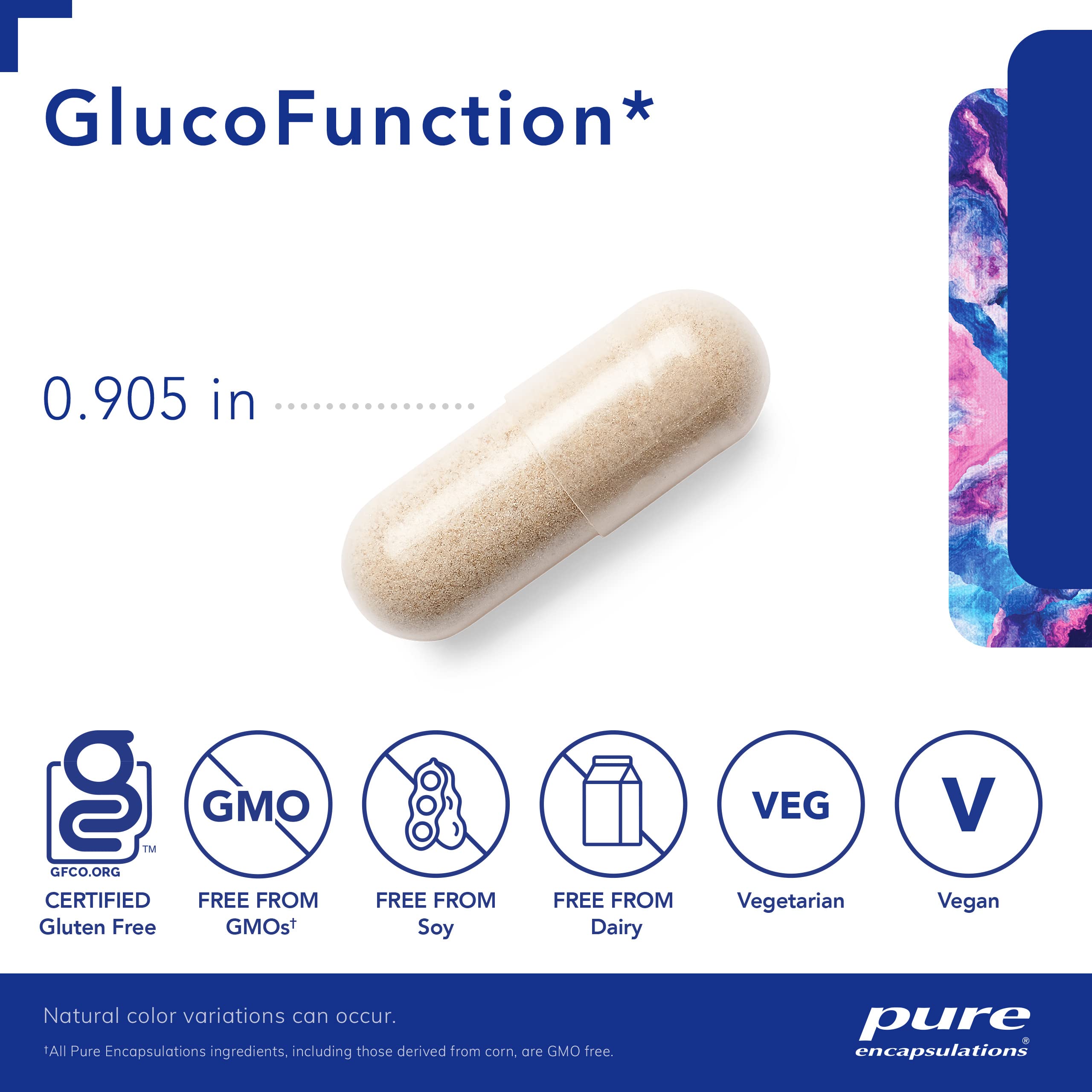 Pure Encapsulations GlucoFunction Supplement - 180 Capsules for Healthy Blood Sugar & Carb Metabolism Support | Daily Glucose Management for Diabetics & Wellness Seekers