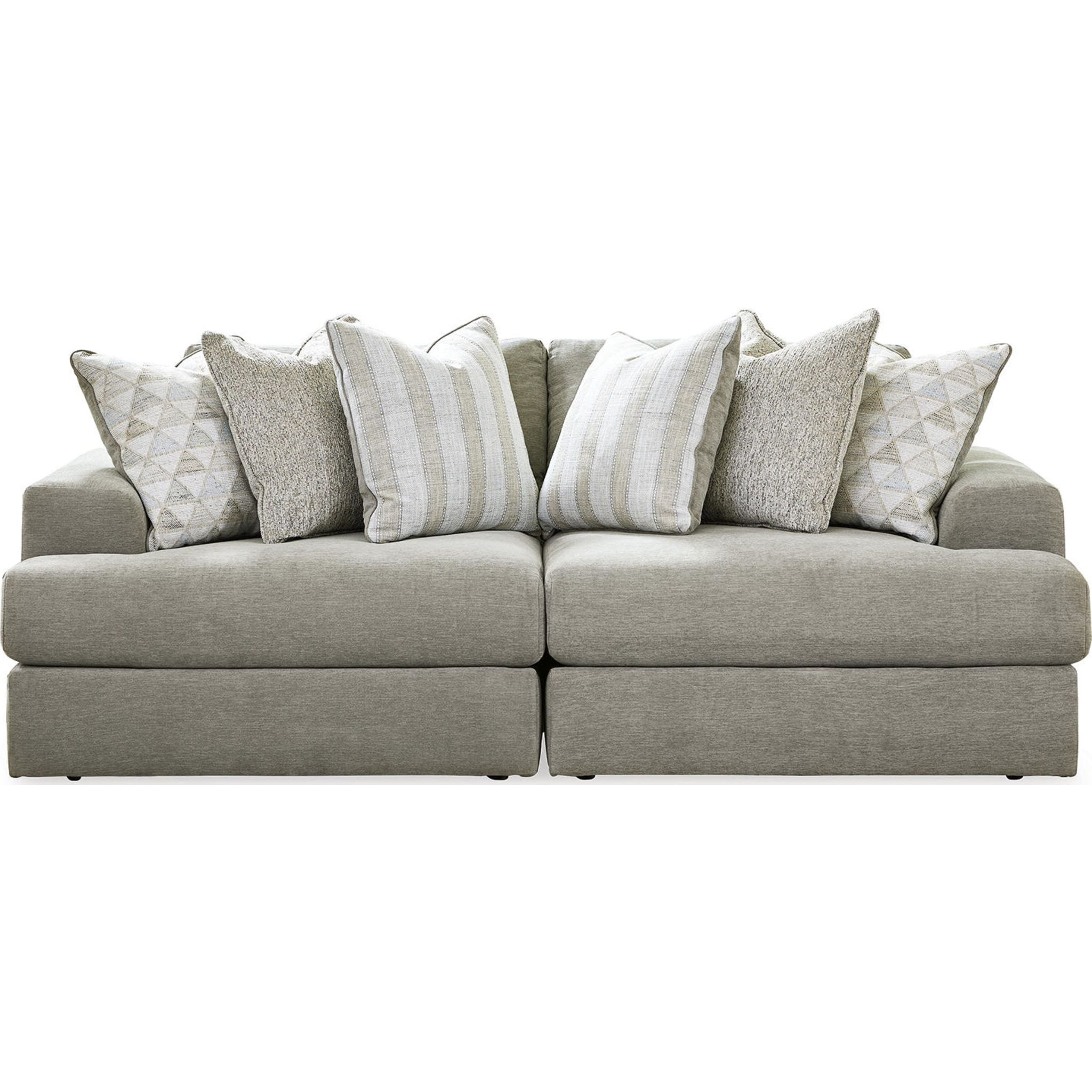 Avaliyah 2-Piece Modular Sectional Sofa Set - Modern L-Shaped Couch with Chaise for Living Room, Apartment & Lounge - Comfortable Fabric Upholstery, Easy Assembly, Space-Saving Design