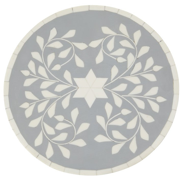 Office Star OSP Designs Mosaic Accent Drink Table Set of 2 - Small Side Table for Living Room, Bedroom, or Patio - Perfect for Holding Drinks, Books, and Decor