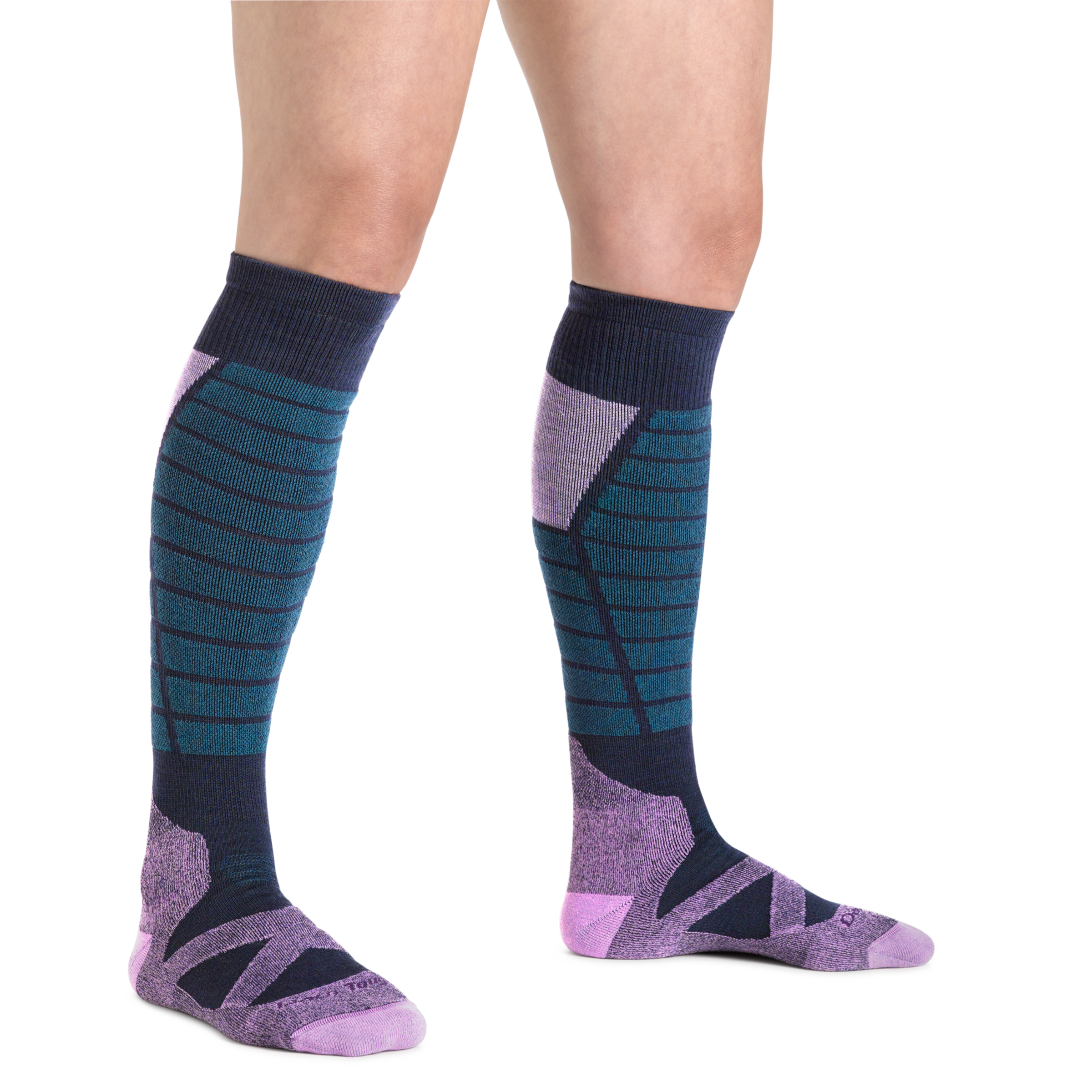 Women's Ski & Snowboard Socks 2 Pack - Warm Thermal Winter Socks for Skiing, Snowboarding & Outdoor Activities