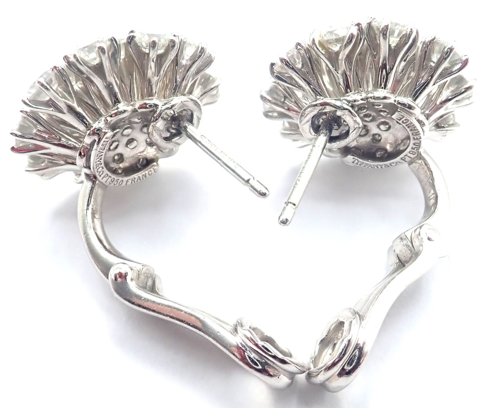 Authentic Tiffany & Co. Platinum Diamond Necklace & Earrings Set - Luxury Jewelry for Women, Perfect for Weddings, Anniversaries & Special Occasions