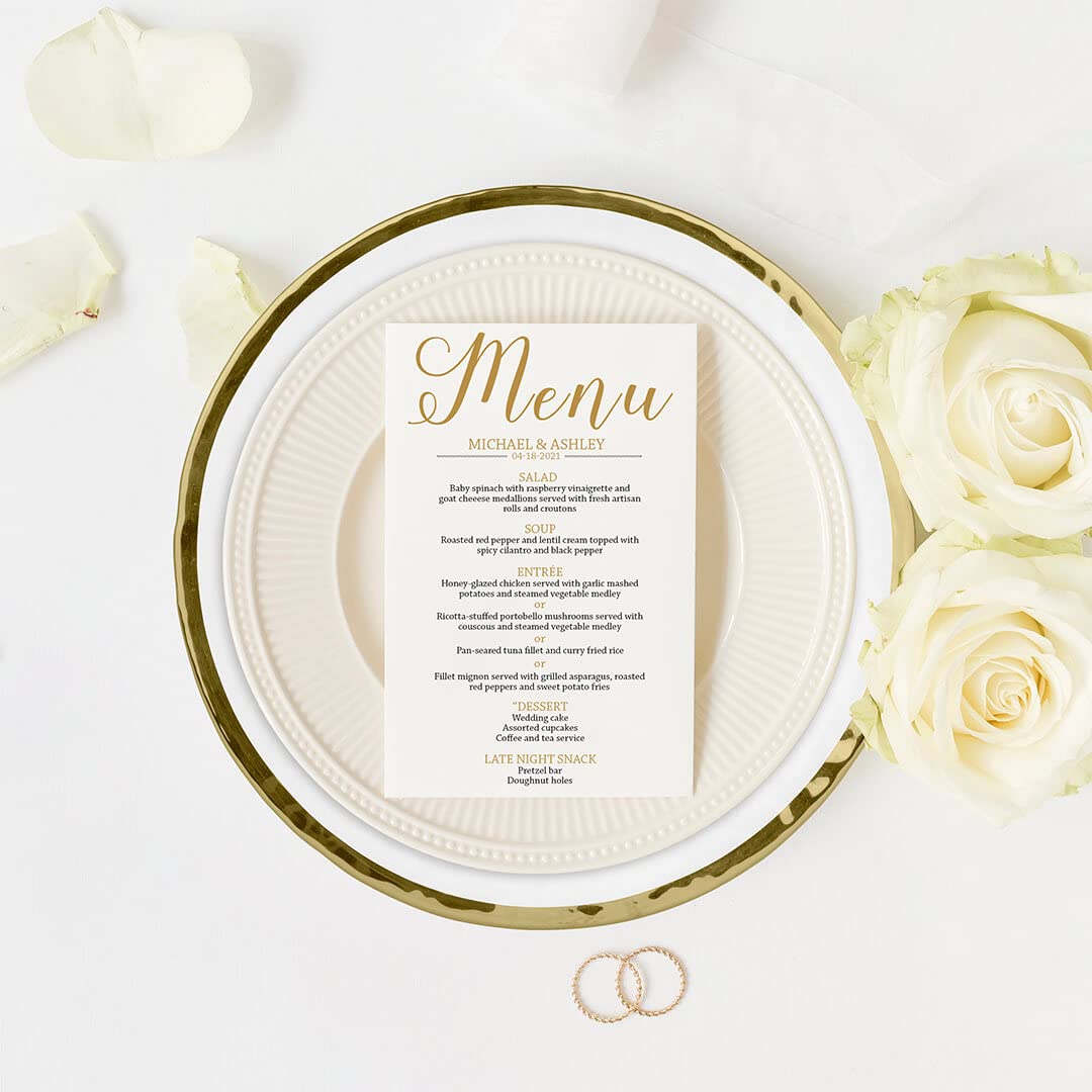 Koyal Wholesale Bulk Clear Glass Gold Rim Charger Plates - Set of 4 Elegant Hammered Glass Dinner Plates for Wedding, Party & Formal Dining Decor