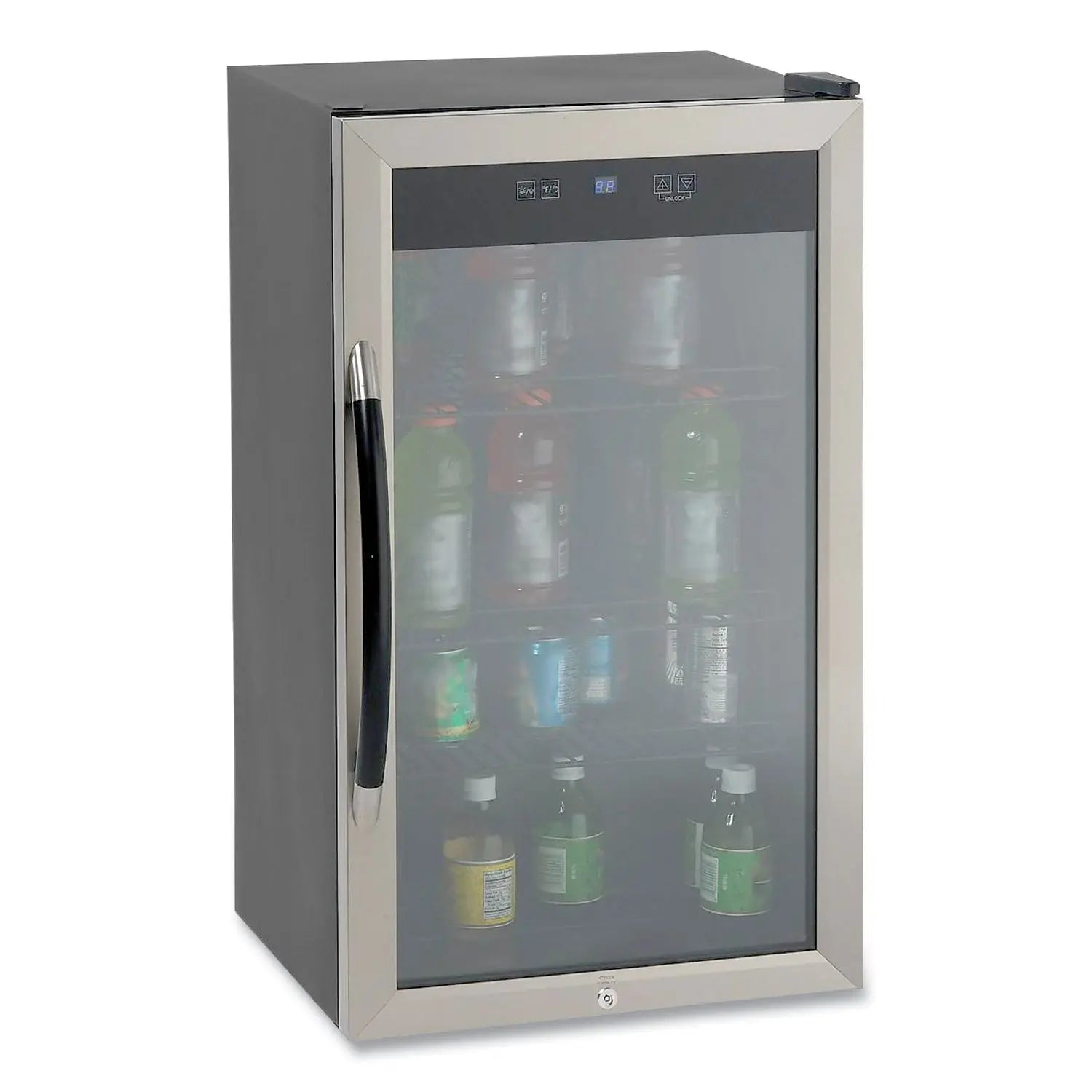 Avanti 3.0 Cu Ft Compact Refrigerator & Beverage Cooler with Glass Door - 18.75