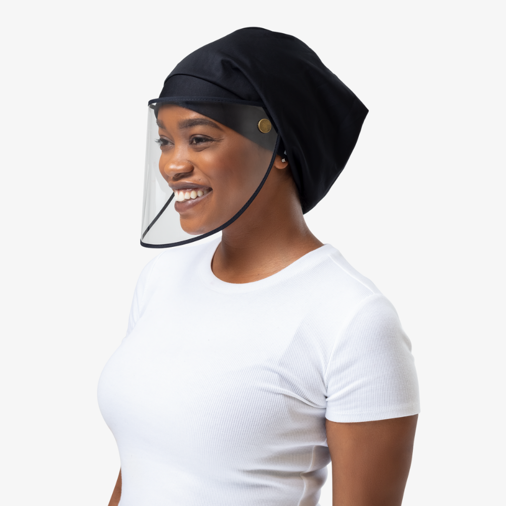 Hairbrella Pro Rain Hat with Face Shield - Waterproof Umbrella Hat for Women & Men - Outdoor Rain Protection for Walking, Hiking, Fishing & Commuting