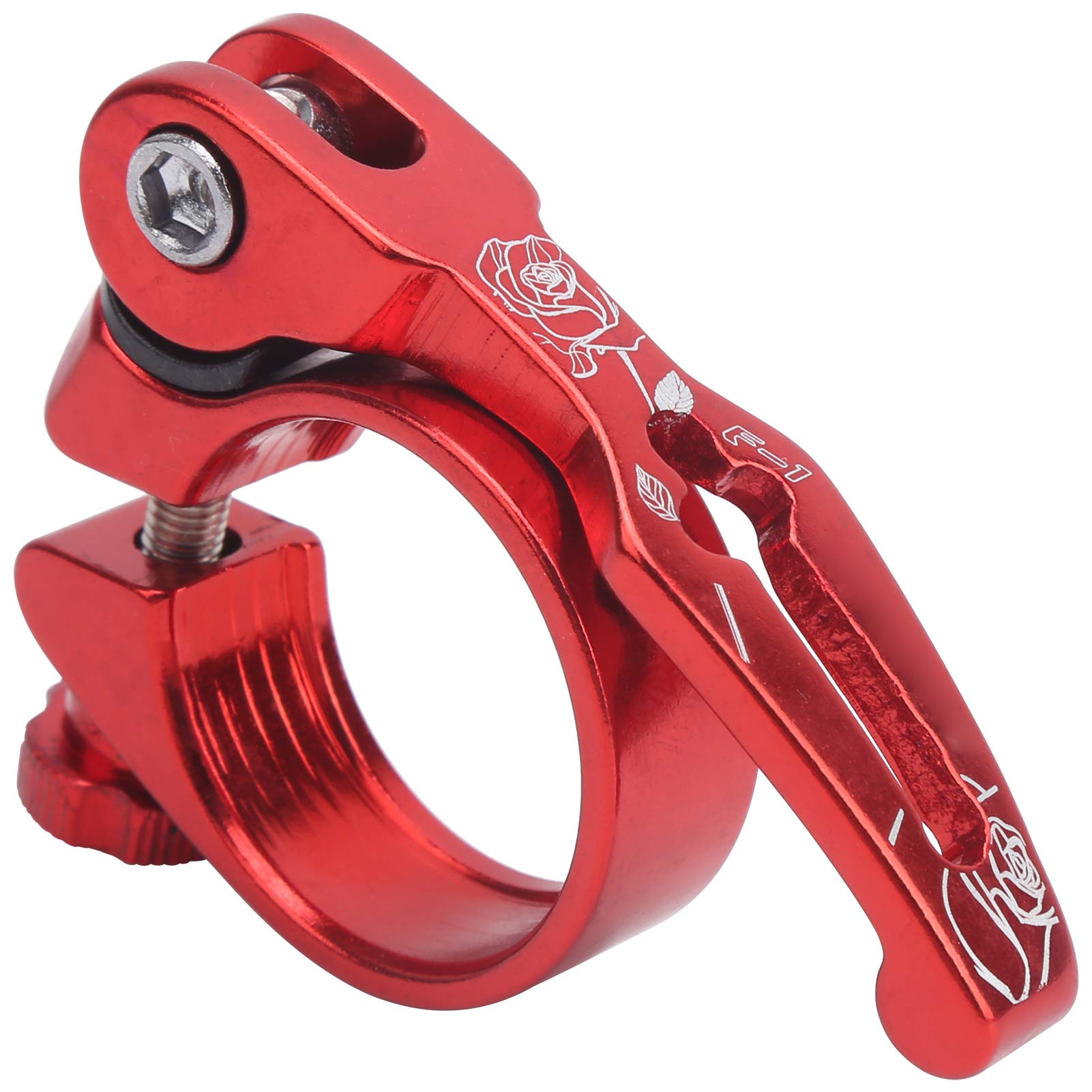 31.8mm Quick Release Bike Seat Clamp - Lightweight Aluminum Seatpost Collar for Mountain & Road Bikes - Perfect for Commuting, Trail Riding & Fitness Cycling