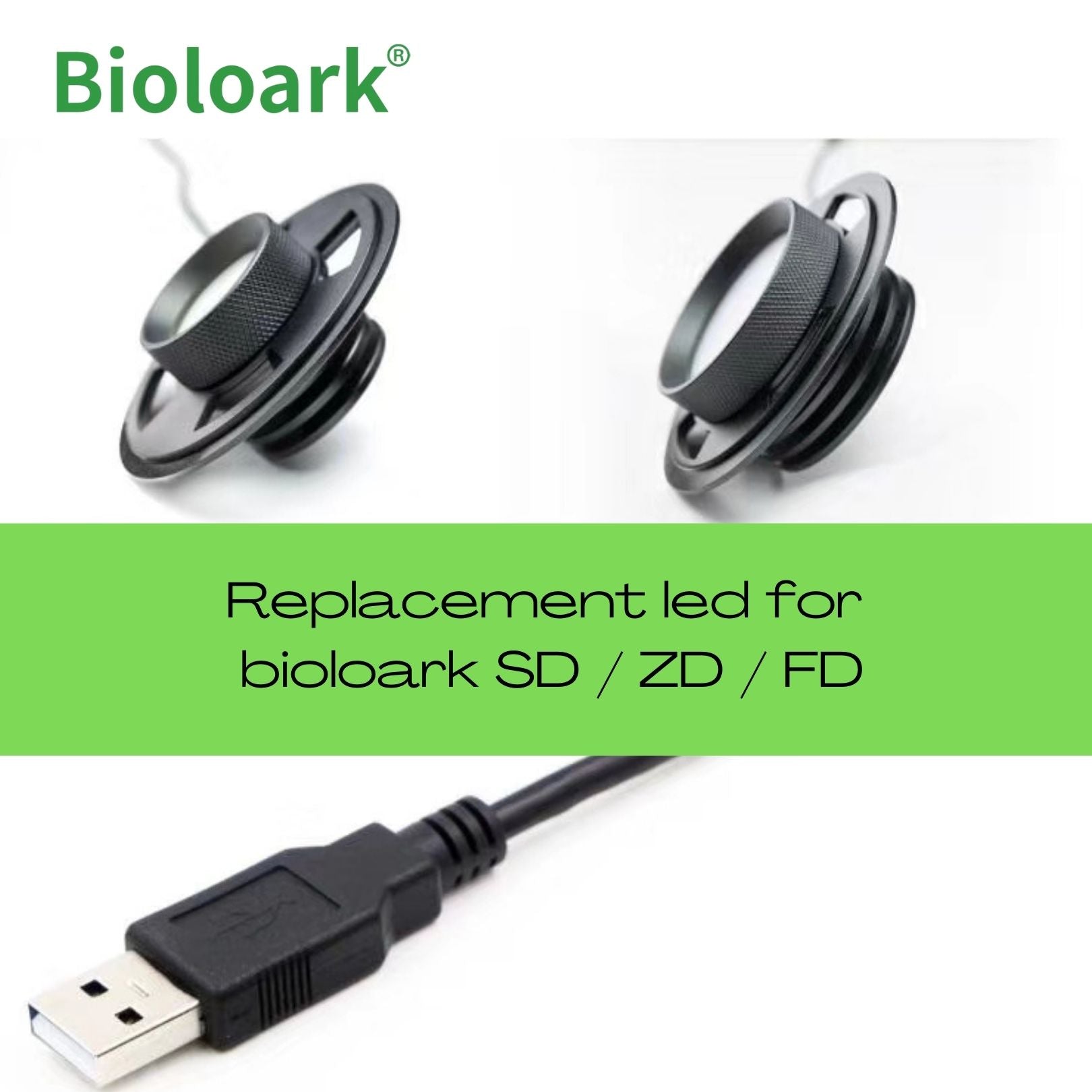 BIOLOARK Replacement USB LED Lamp for SD, ZD, FD, PD, QD Models - Energy Efficient Lighting Solution for Home, Office, and Workspace
