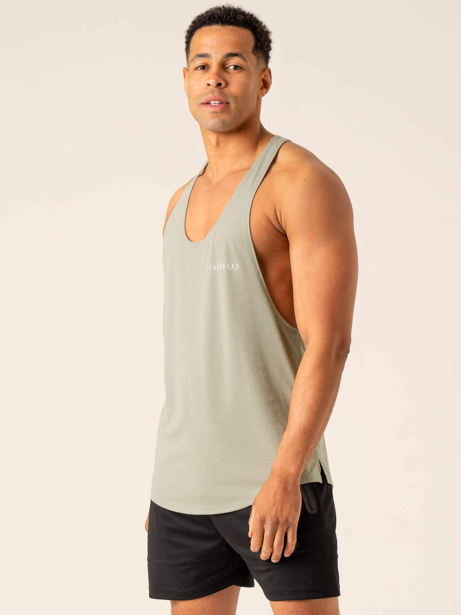 Advanced Stringer T-Back Bikini Top in Sage Green - Perfect for Beach, Pool & Summer Vacations