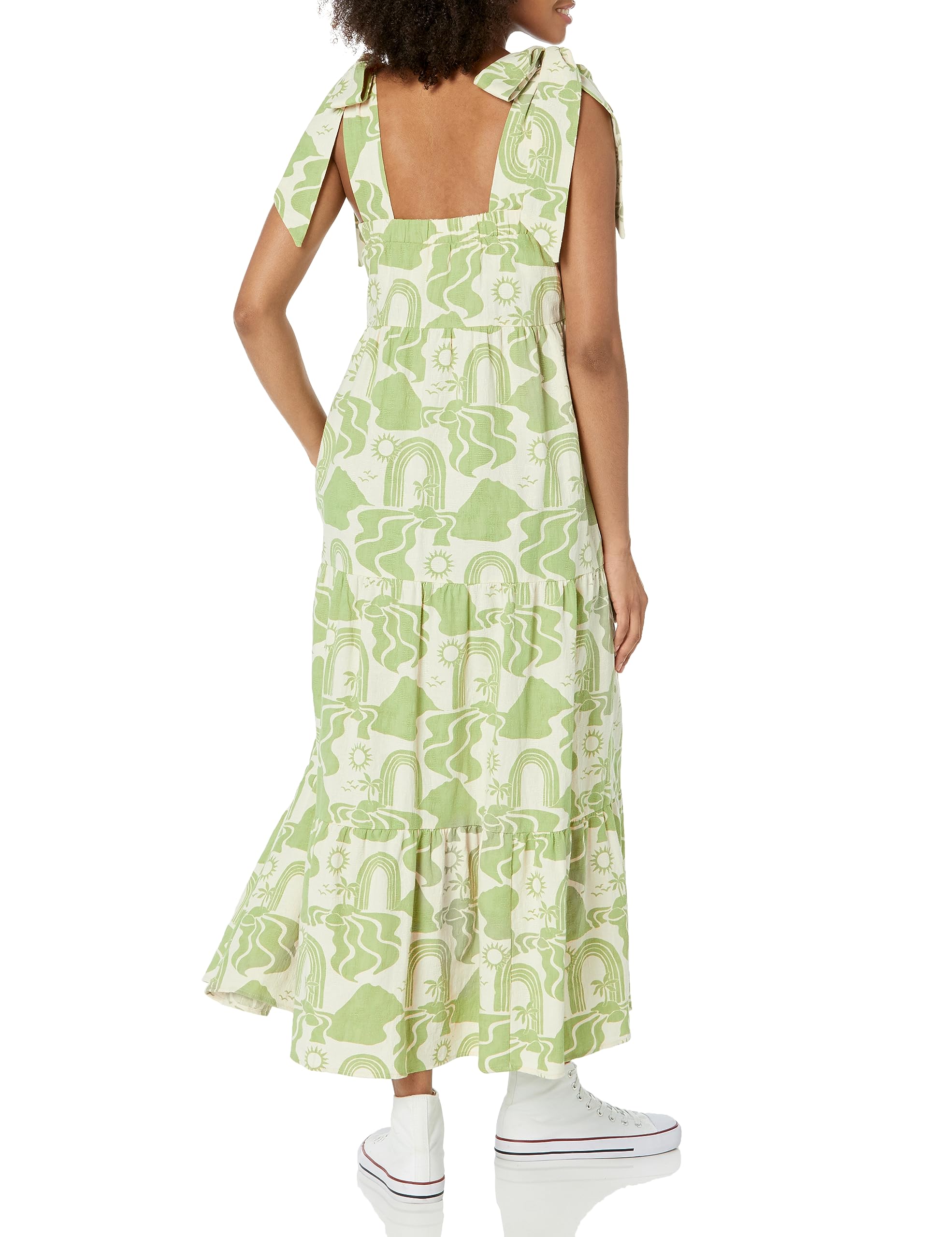 Show Me Your Mumu Women's Arabella Maxi Dress - Flowy Long Summer Dress with Floral Print, Perfect for Beach Vacations, Weddings & Date Nights