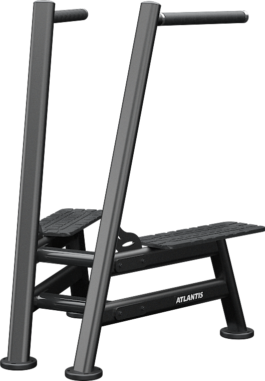 ATLANTIS Dip Bars for Home Gym - Adjustable Strength Training Equipment for Pull Ups & Dips - Perfect for Calisthenics, CrossFit & Bodyweight Exercises