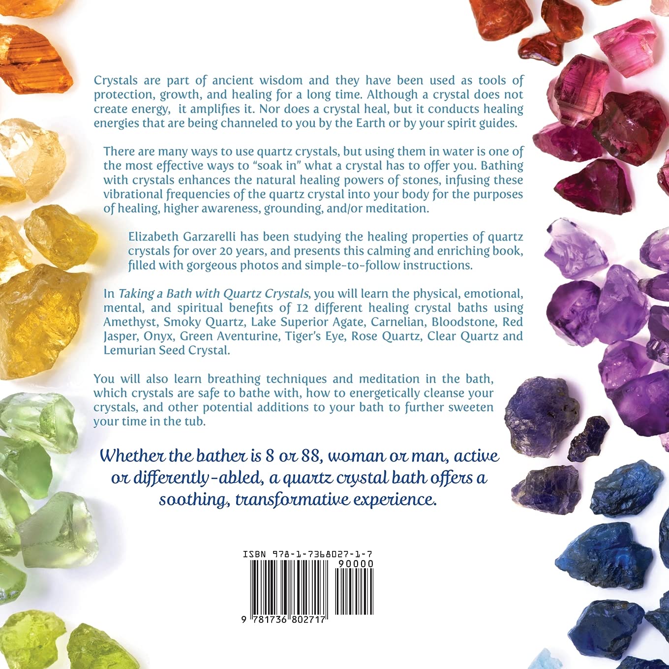 Quartz Crystals for Bath - Natural Gemstones for Radiant Energy & Relaxation