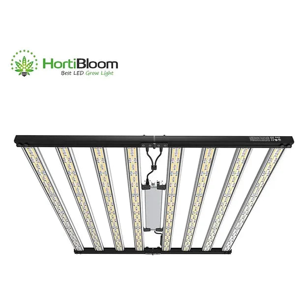 HortiBloom Mega Optic 1000W Full Spectrum LED Grow Light for Indoor Plants - High Efficiency Hydroponic Lighting for Vegetables, Flowers & Herbs - Perfect for Grow Tents, Greenhouses & Home Gardening