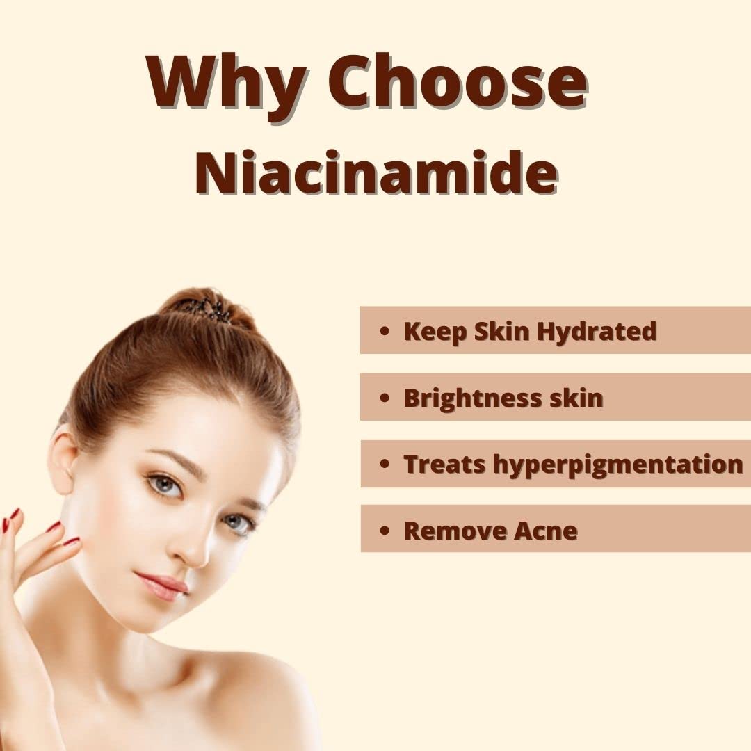 White Leaf 5% Niacinamide + 1% Hyaluronic Acid Face Serum (30ml) - Skin Clarifying Anti-Acne Treatment for Pimple Prone & Oily Skin | Brightening, Hydrating & Blemish Control | Day & Night Skincare Routine