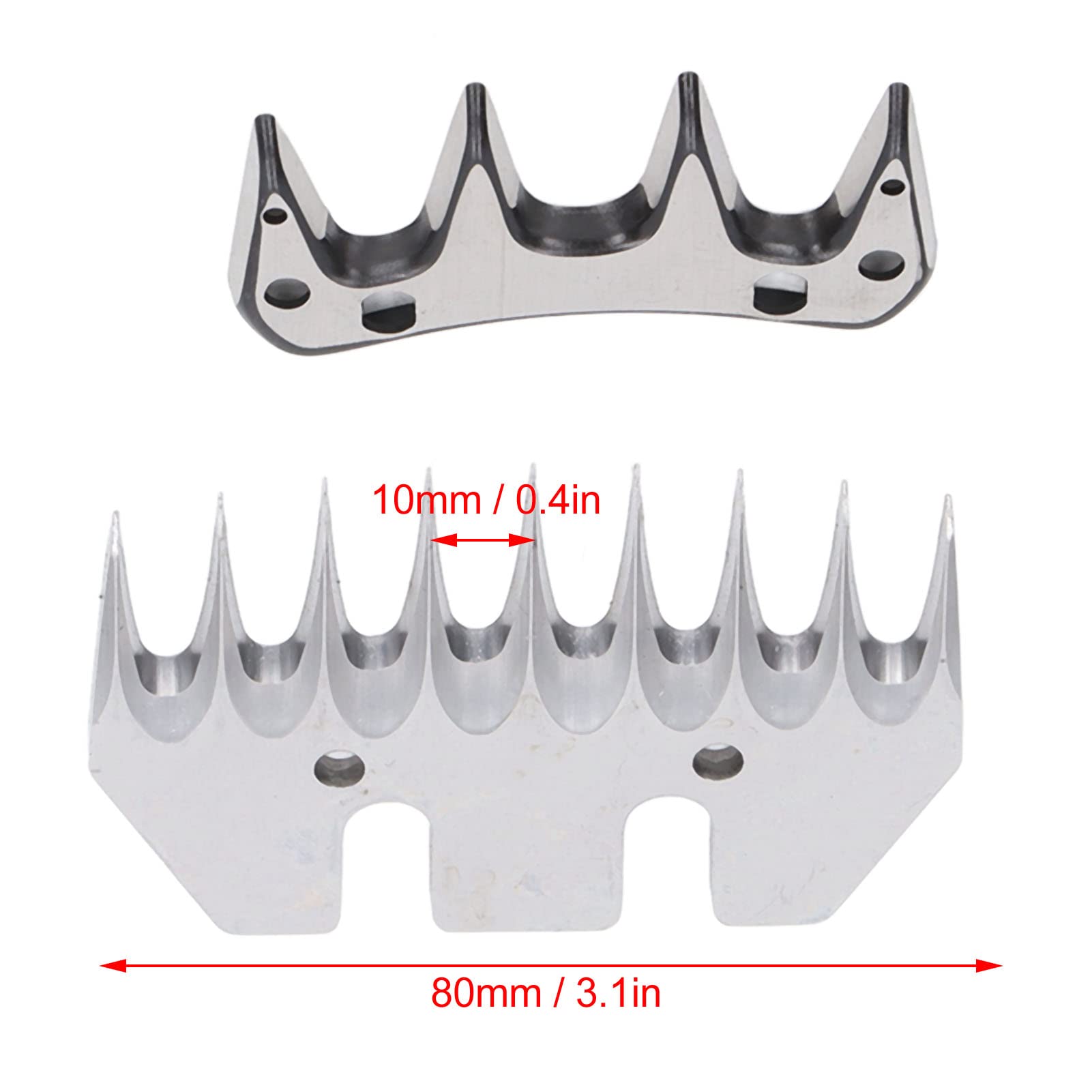 9-Tooth Electric Sheep Shears Blades - High Carbon Steel, Wear-Resistant Wool Comb Cutter for Goats & Sheep | Perfect for Professional Grooming & Livestock Care