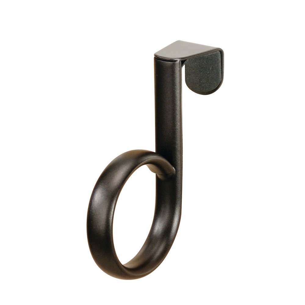 iDesign Steel Over-the-Cabinet Towel Holder - Bronze Axis Collection (3.2