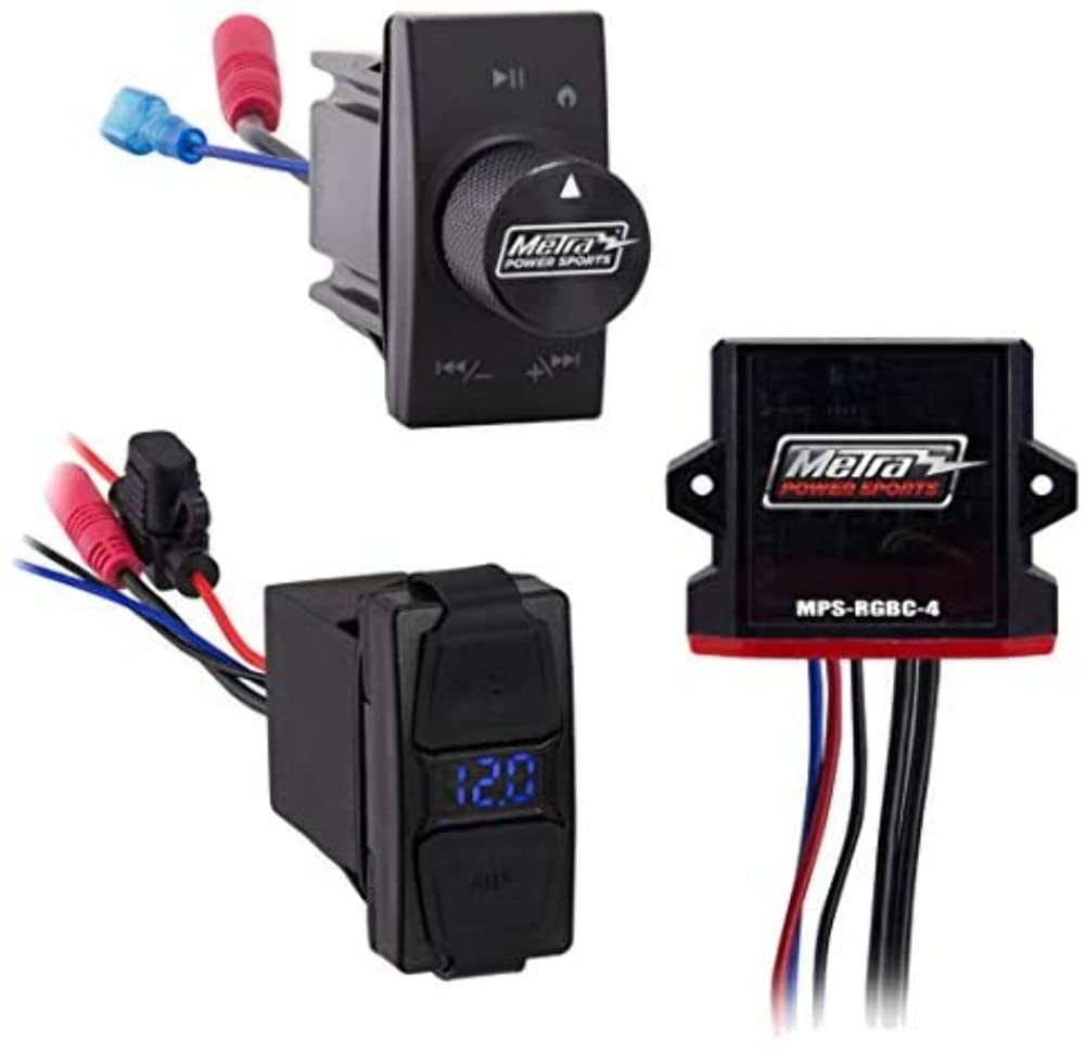 Metra Electronics RGB Micro Kit (MPS-ASCKIT) - Universal LED Lighting for Motorcycles, ATVs & Powersports Vehicles - Enhance Visibility & Style for Night Riding & Off-Road Adventures