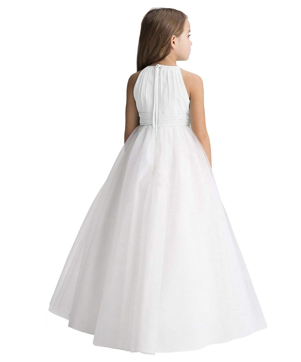 Elegant Flower Girl Dresses for Weddings & Pageants – Tulle Chiffon Ball Gowns for Kids | Perfect for Bridal Parties, First Communion & Special Occasions