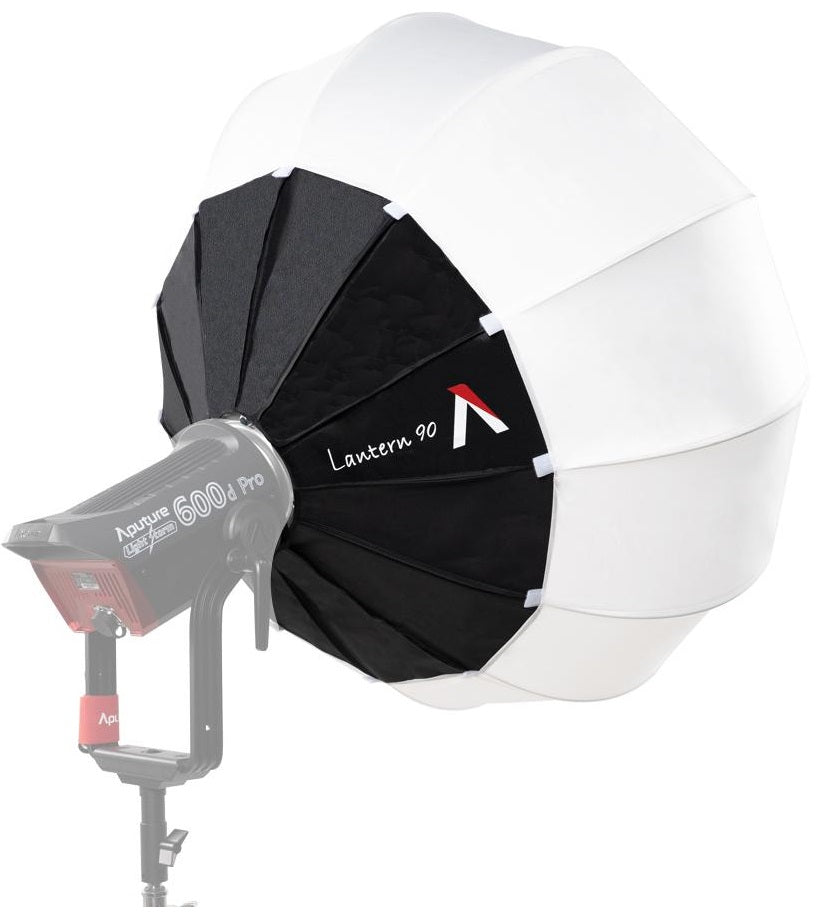 Aputure Lantern 90 (3') LED Softbox - Professional Photography Lighting for Studio, Portrait & Video - Perfect for YouTube, TikTok & Indoor Shooting