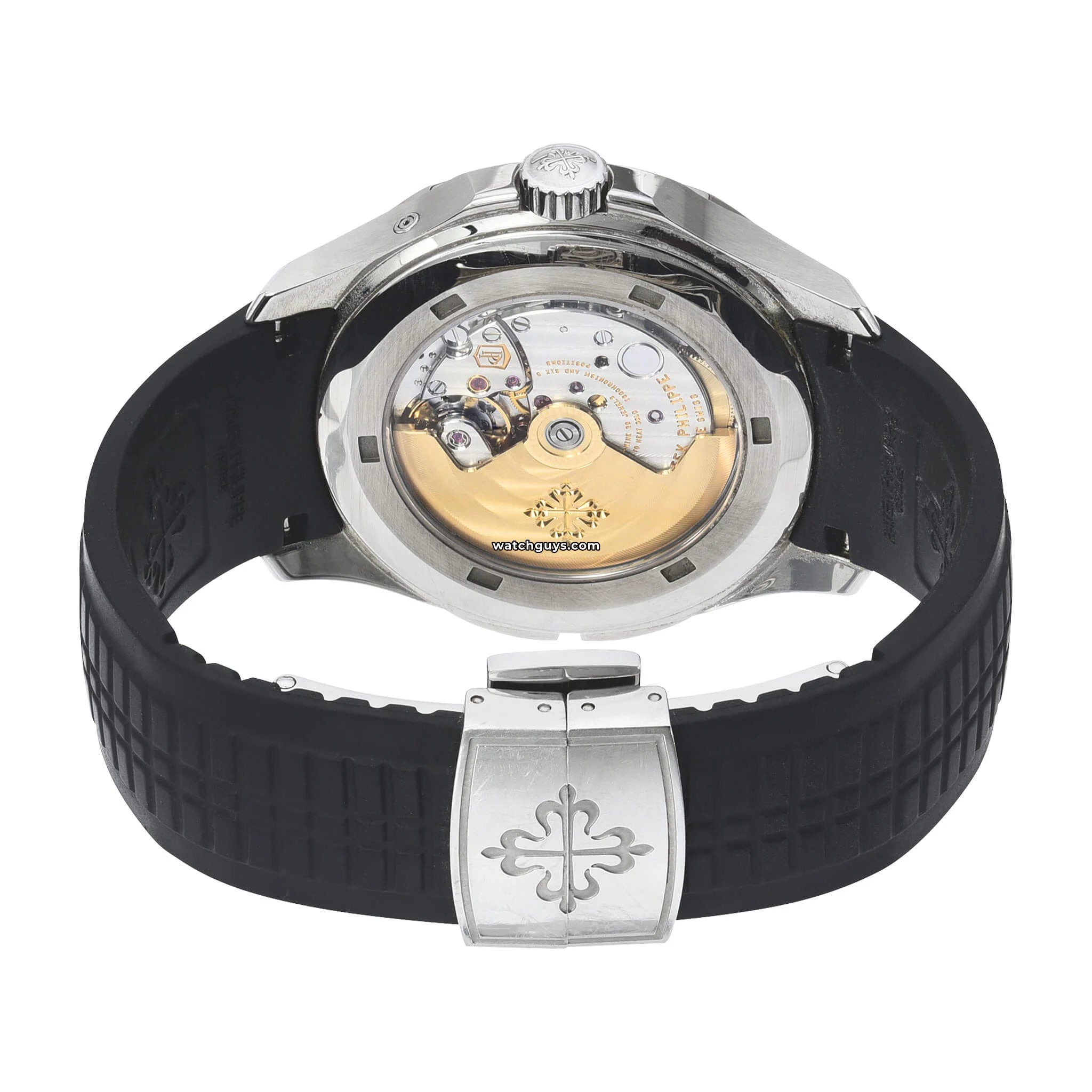 Patek Philippe Aquanaut Travel Time 5164A 001 Luxury Men's Watch - Dual Time Zone, Water Resistant, Stainless Steel - Perfect for Business Travel & Formal Occasions