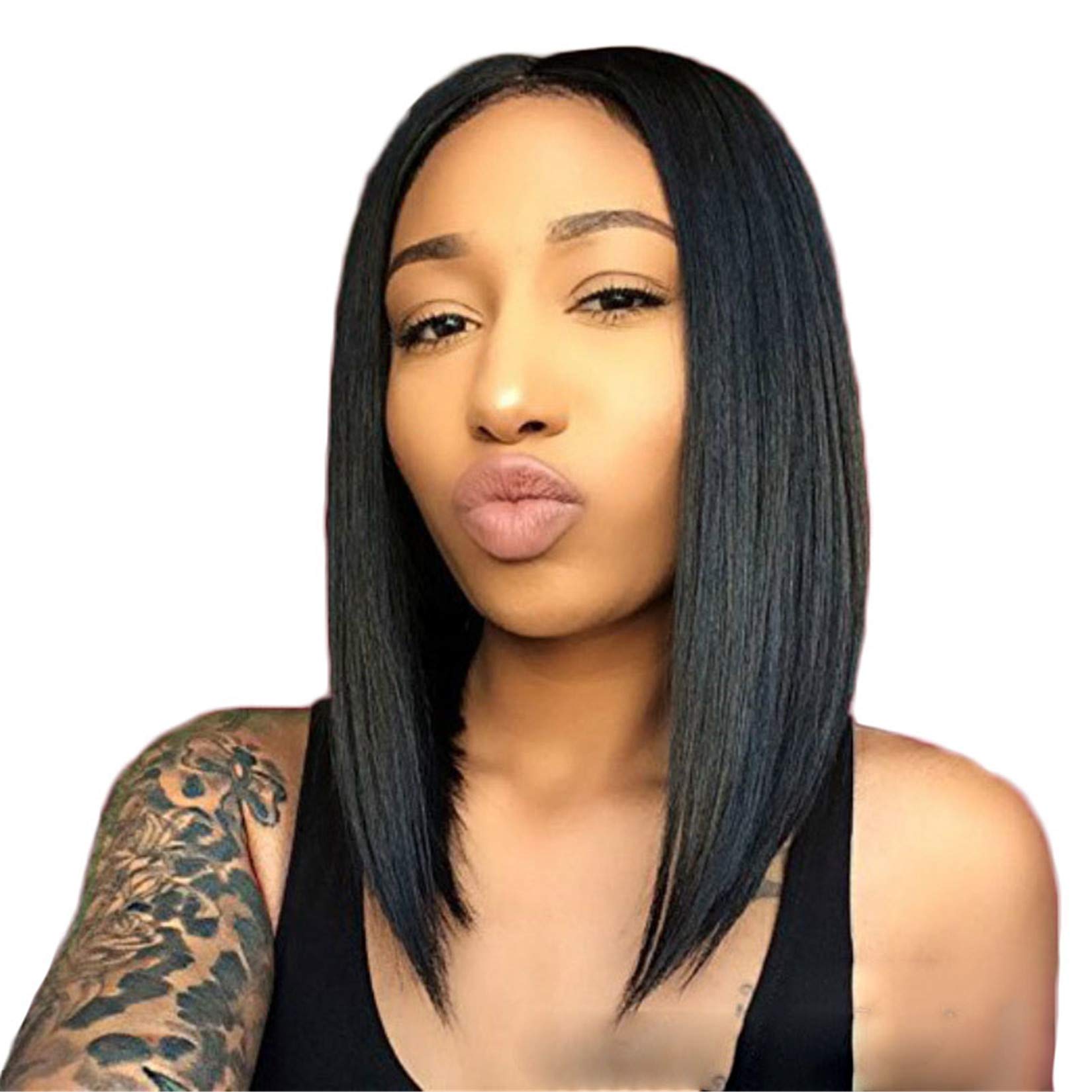 Andongnywell Short Synthetic Wigs for Black Women - Heat Resistant & Stylish Hair Replacement for Daily Wear, Cosplay & Special Occasions