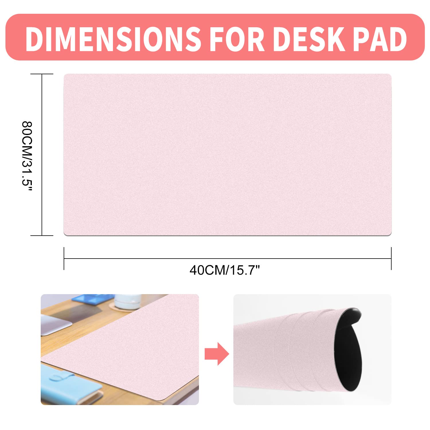 Magnetic Dry Erase Desk Mat 31.5
