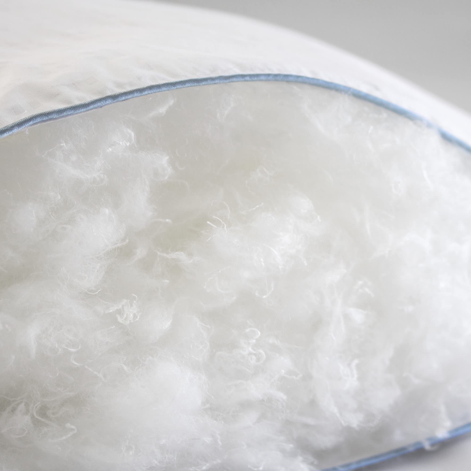 CoolFusion Blended Fiber & Gel Beads Firm Pillow - Jumbo Size White | Pressure Relief & Temperature Regulation for Side Sleepers | Perfect for Hot Sleepers & Neck Pain Relief