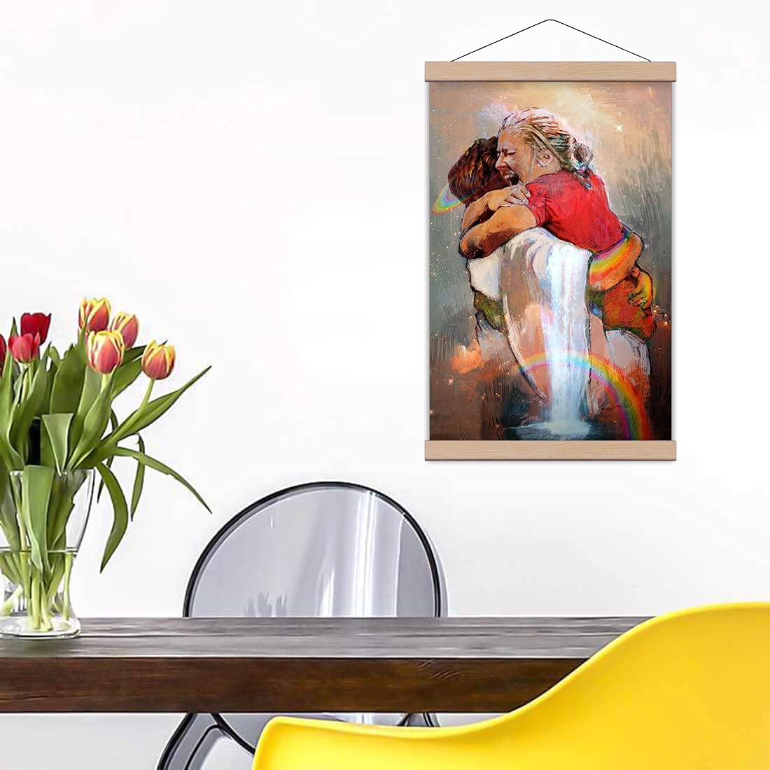 Jesus Christ Canvas Wall Art - Religious Christian Decor for Living Room, Bedroom & Church - Inspirational Scripture Prints for Home & Worship Spaces
