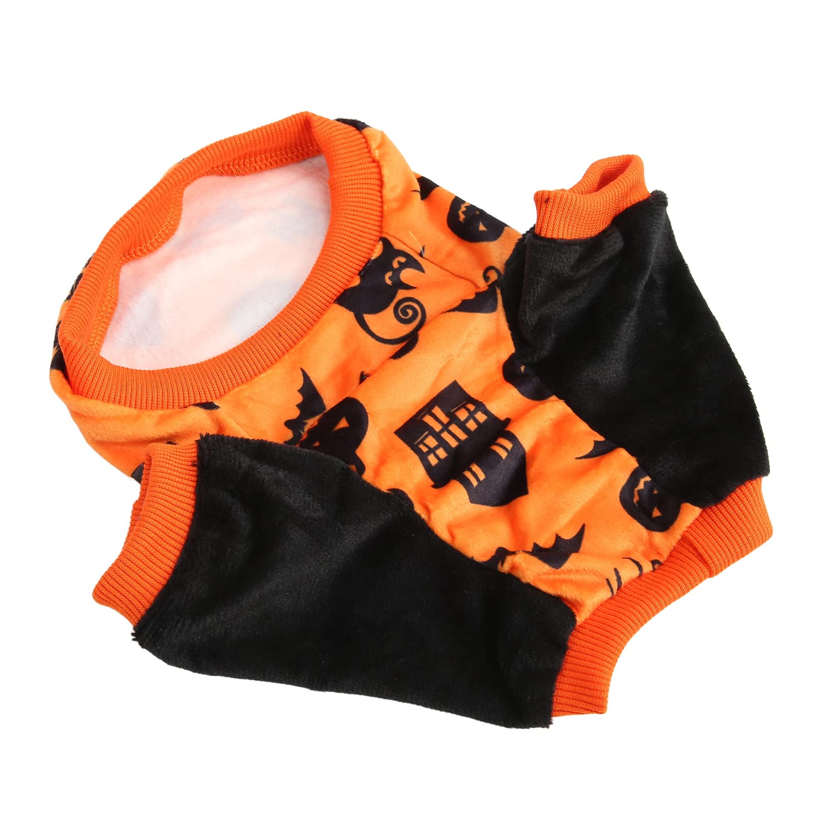 GLOGLOW Halloween Dog Shirt - Comfortable Pumpkin Pet Costume for Small Dogs & Cats - High Quality Workmanship for Festive Pet Outfits - Perfect for Halloween Parties & Pet Photo Shoots