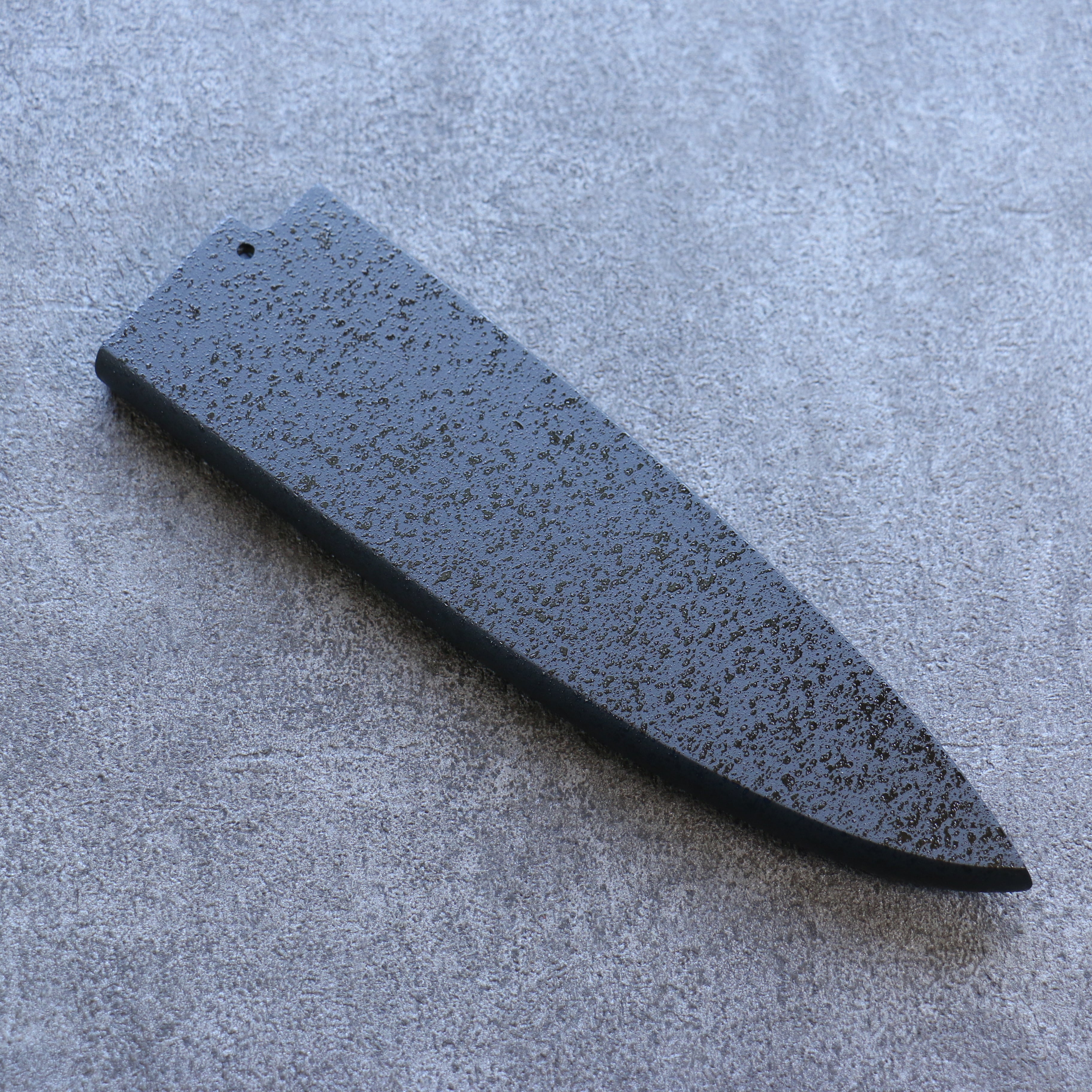 Premium Kuroshime Magnolia Sheath for 195mm Deba Knife - Handcrafted Plywood Pin by Kaneko - Perfect for Japanese Kitchen & Sushi Chef Knife Protection