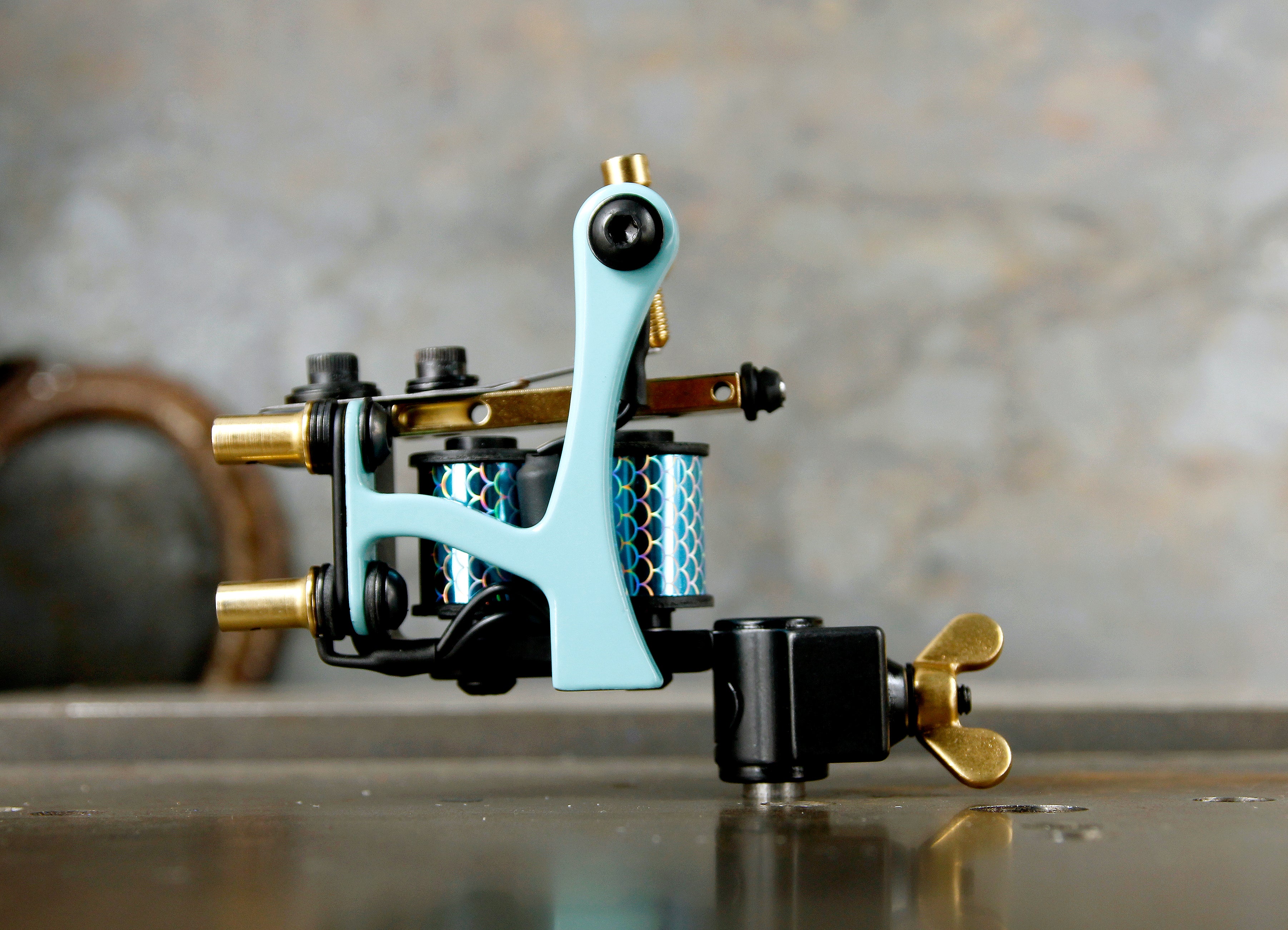 Mike Pike x Destroy Troy Jonesy Liner - Black, Gold & Baby Blue Skateboard Deck | Perfect for Street Skating & Skatepark Tricks