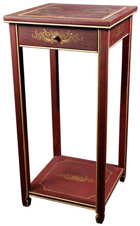 Elegant Black Oriental Stand with Mother of Pearl Inlay - Drawer, Shelf & Glass Top Display Cabinet - Perfect for Living Room Decor, Antique Collectibles Showcase & Home Organization