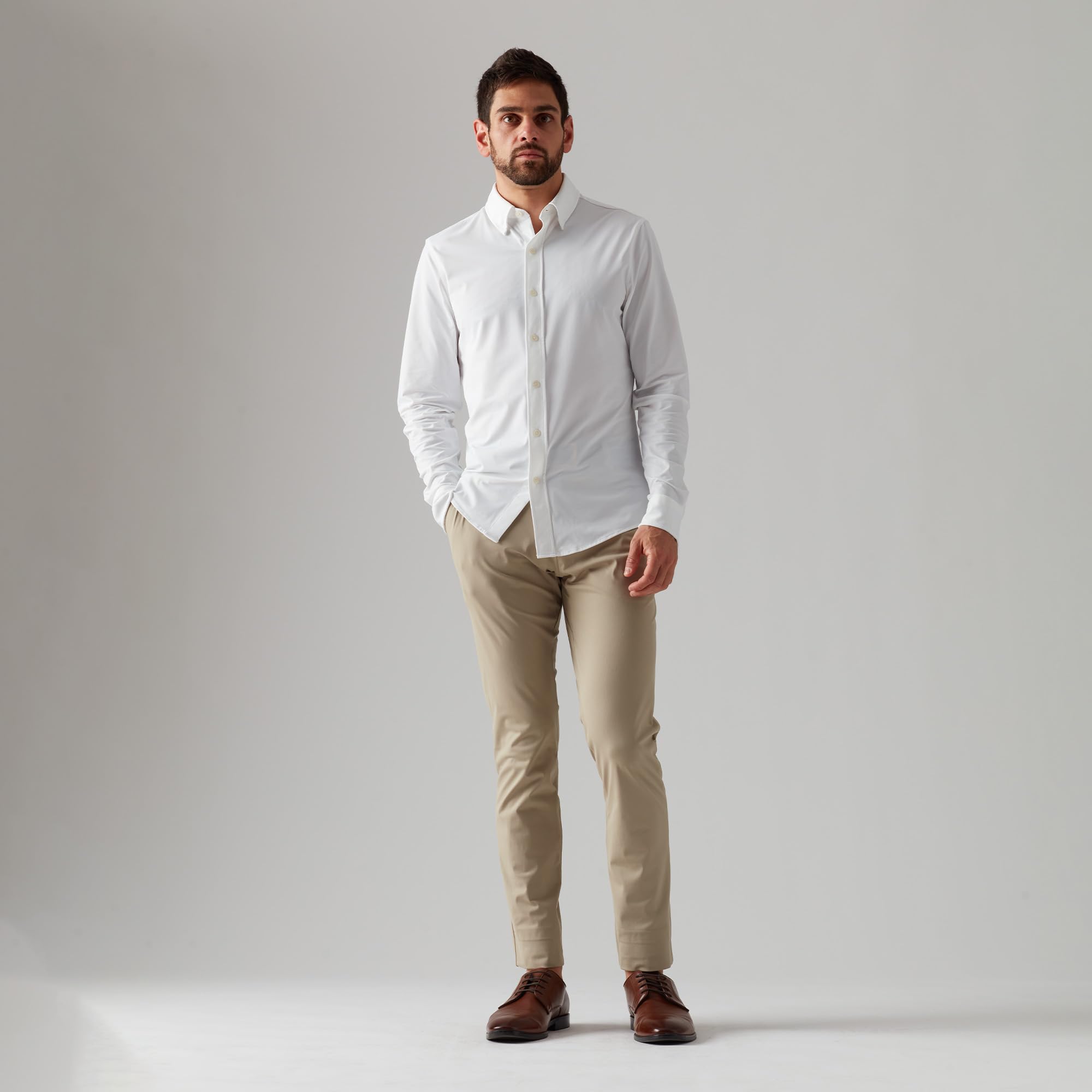 Rhone Commuter Skinny Men's Pants - Ultra Slim-Fit Stretch Dress Pants for Work & Office | Wrinkle Resistant Khaki Chinos | All-Day Comfort & Mobility | Perfect for Business Casual, Travel & Everyday Wear (Size W33-33L)