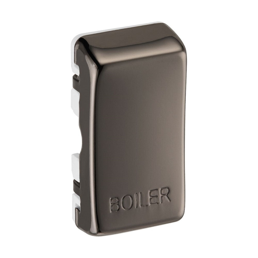 BG Black Nickel Appliance Engraved Grid Rocker Switch - Premium Electrical Switch for Home Appliances, Kitchen, and Bathroom Renovation