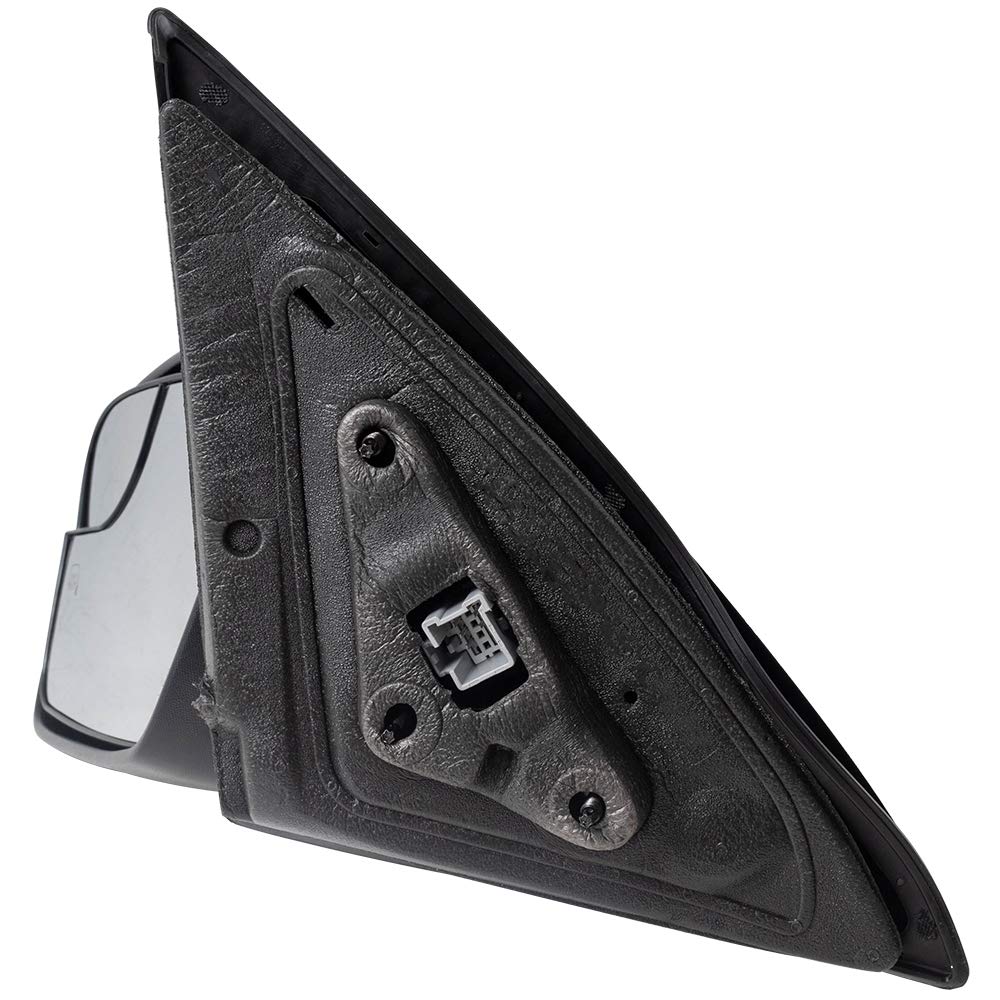 Brock Aftermarket Power Side Mirror - Driver Side, Heated, Black Paint to Match, No Puddle Light, Blind Spot System Compatible with 2011-2012 Ford Fusion | Replacement Mirror for Enhanced Visibility and Safety